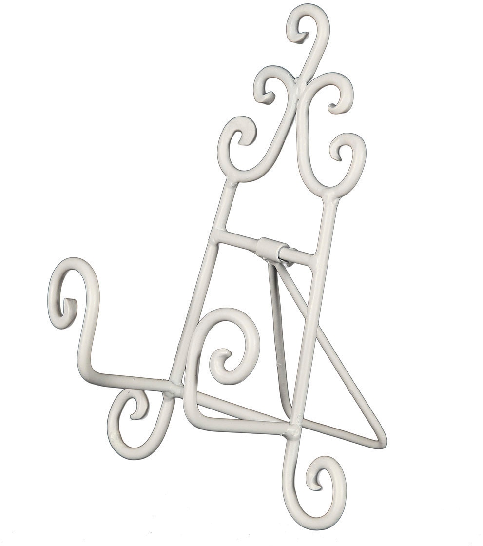 Image of Ambiente Haus Kochbuchhalter "Staffelei in Weiss - 19 cm"