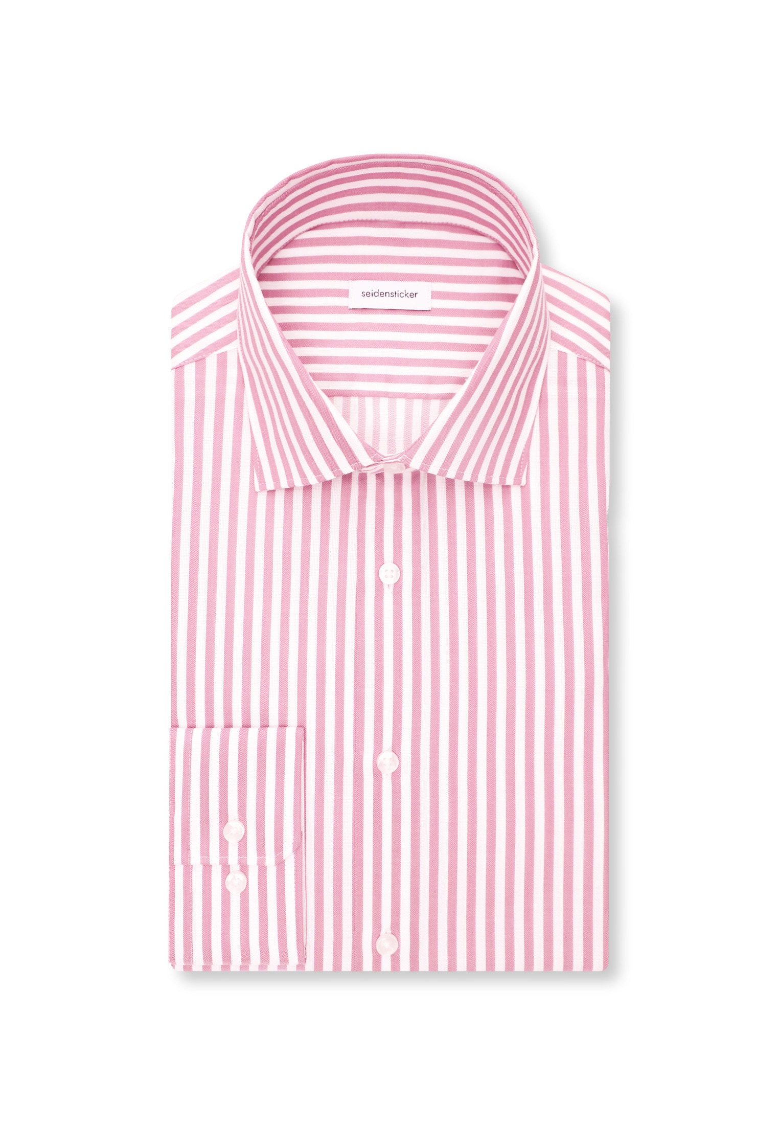 seidensticker Businesshemd »Schwarze Rose« Slim 1/1 Kentkragen Gestreift