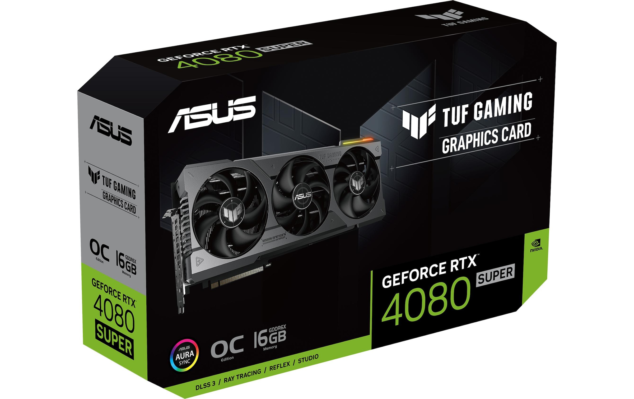Asus Grafikkarte »TUF GeForce RTX 4080 Super OC Edition 16 GB«, 16 GB, GDDR6X