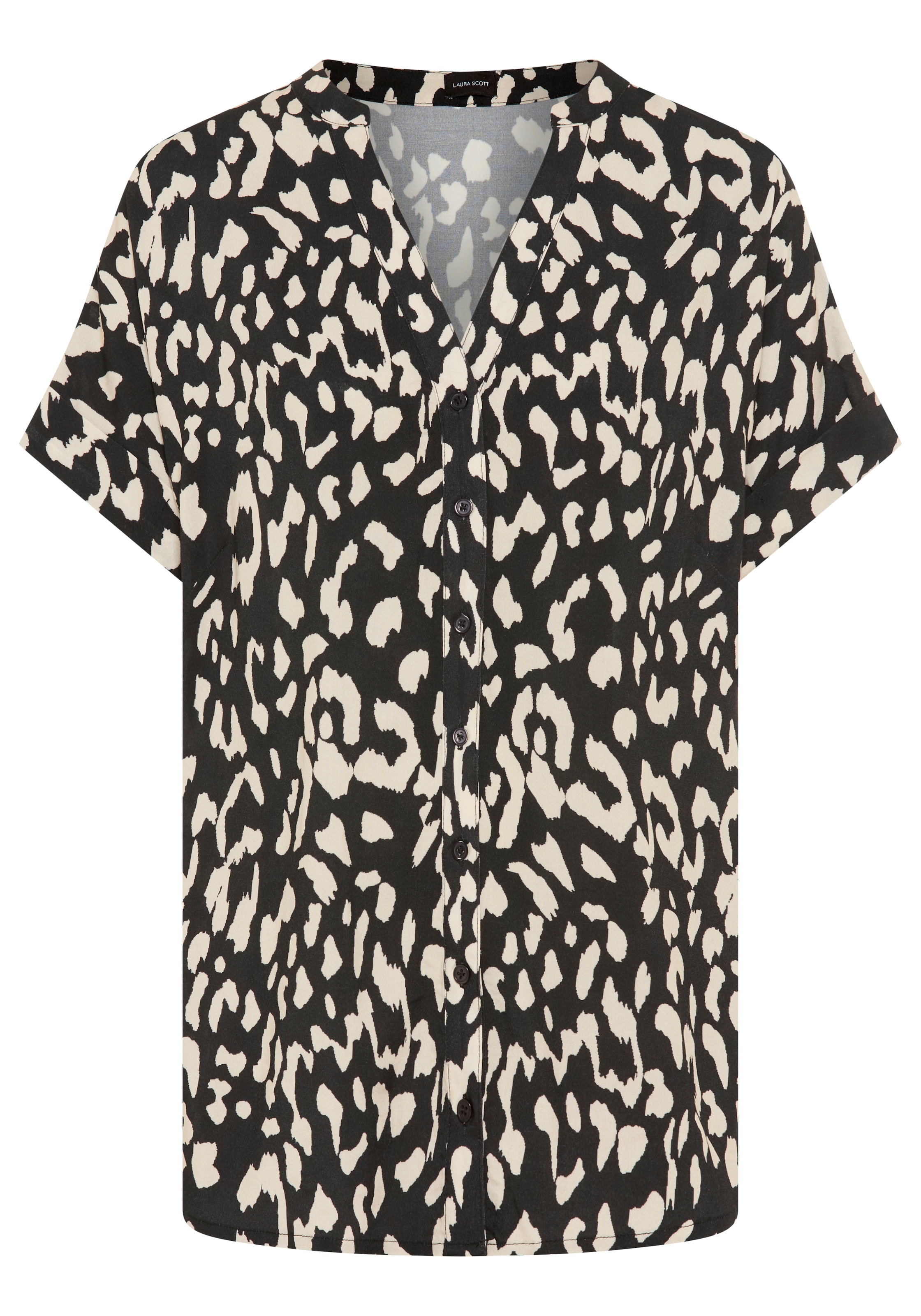 Laura Scott CURVE Chemisier long mit modischem Allover-Druck