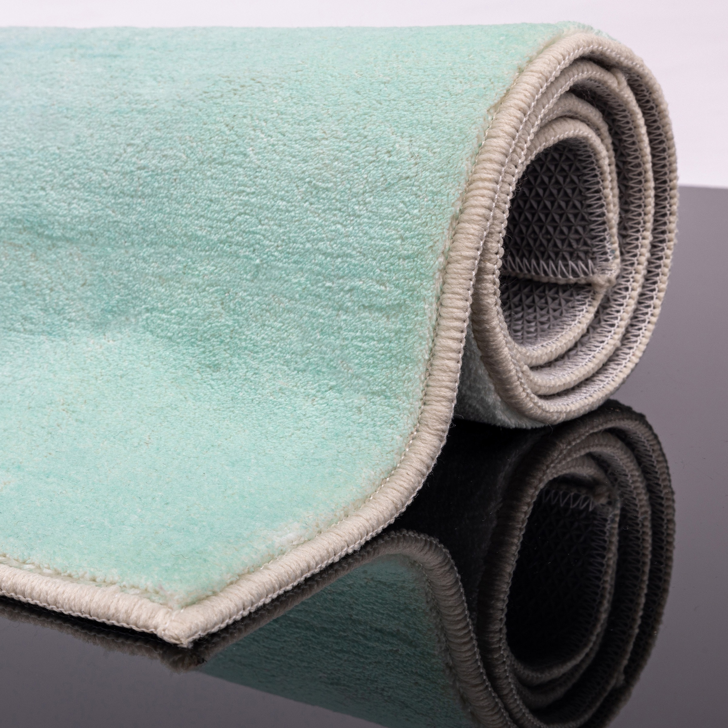 Gino Falcone Badematte »Ariella GF-154«, rutschhemmend beschichtet, fussbodenheizungsgeeignet, Badteppich, bedruckt, modernes Design, Farbverlauf, weich & kuschelig