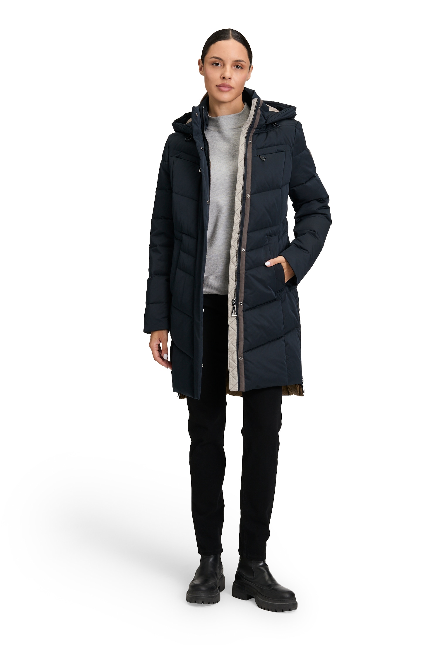 Gil Bret Steppjacke, mit Kapuze, mit Kapuze