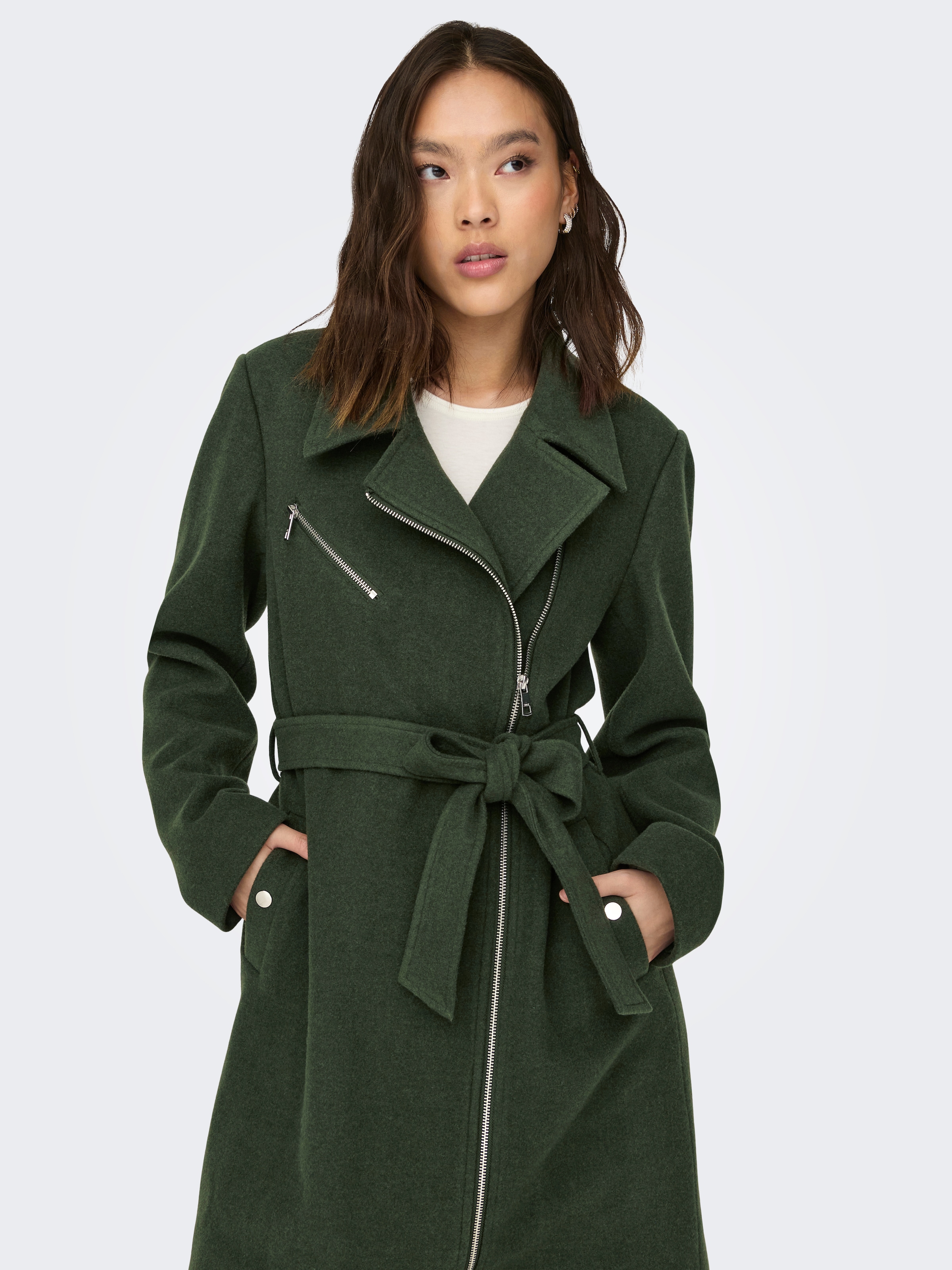 Image of ONLY Kurzmantel "ONLEMILY ZIP BIKER COAT OTW"
