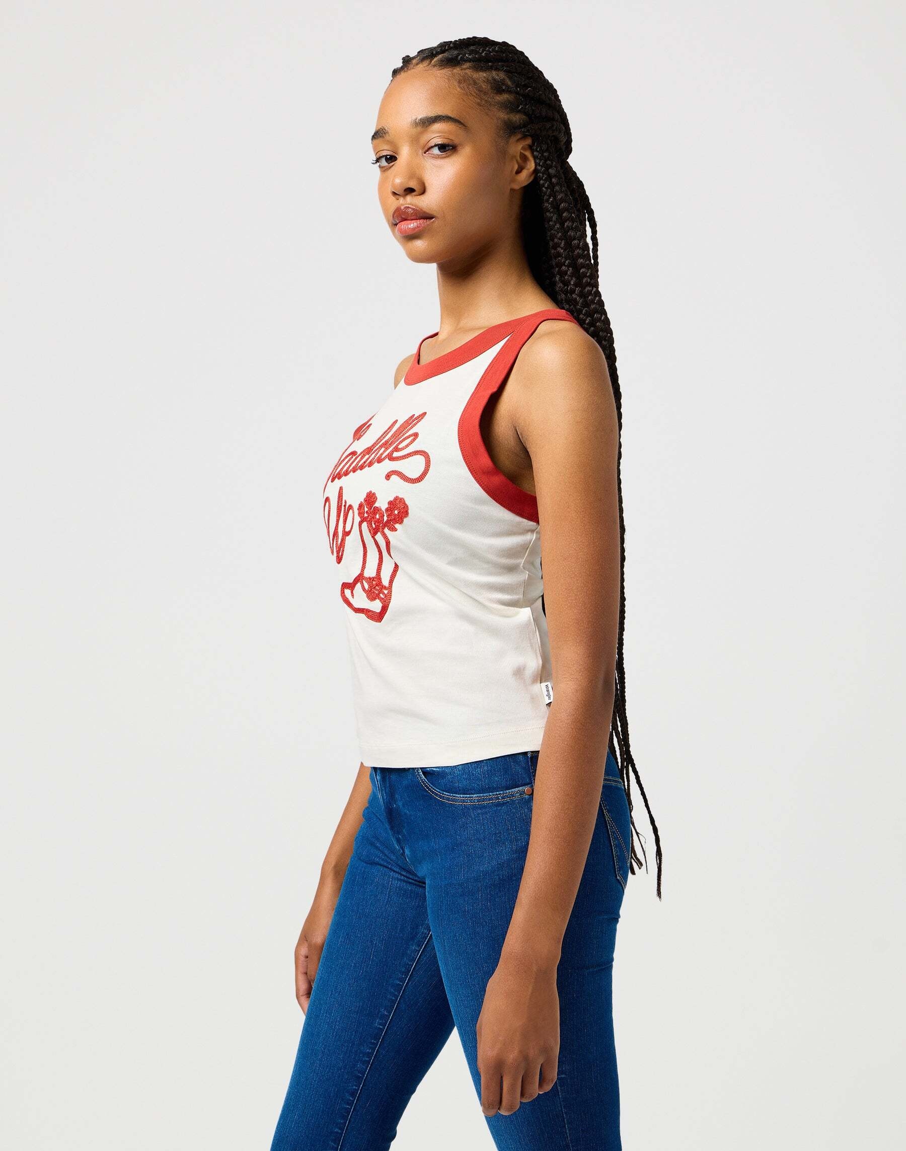 Wrangler Kurzarmshirt »Wrangler Top Ringer Tank«
