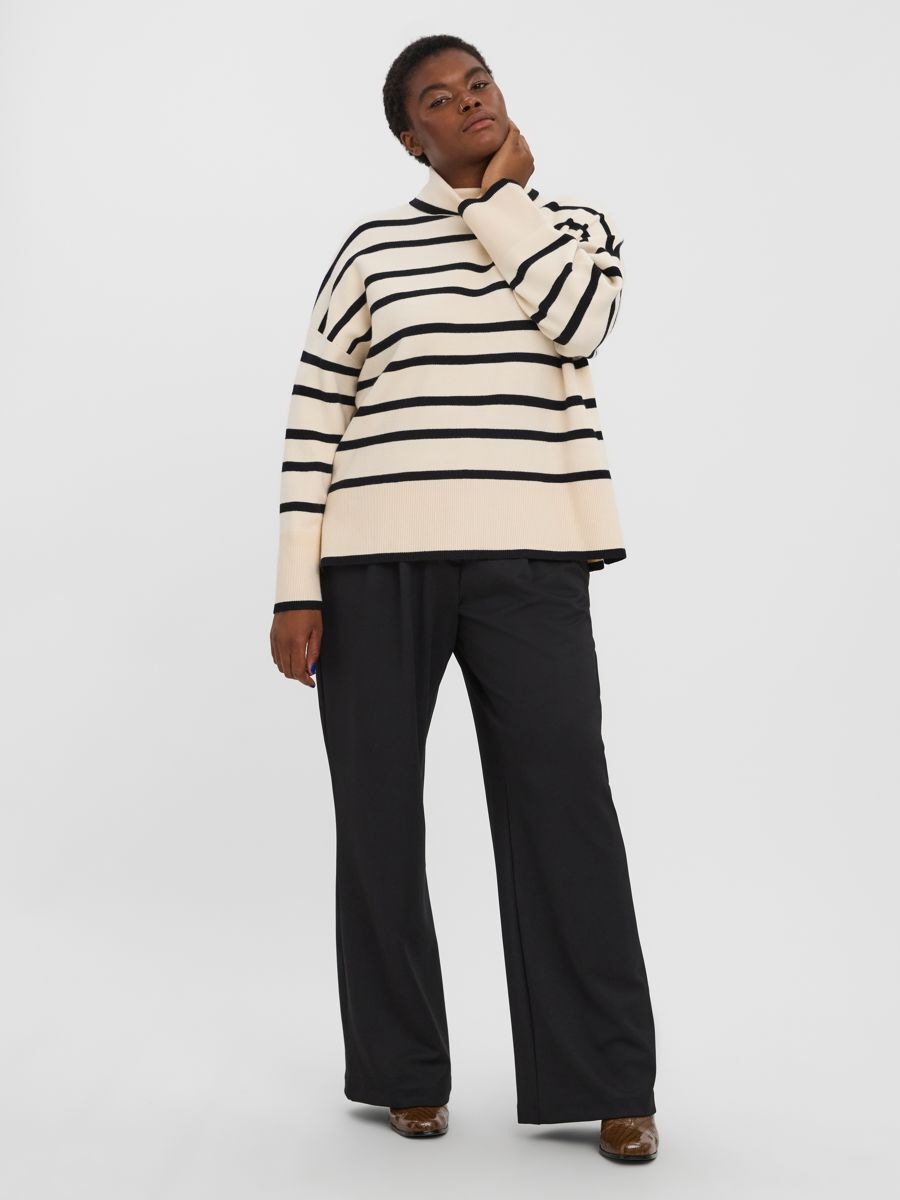 Vero Moda Curve Rollkragenpullover »VMSABA LS ROLLNECK BLOUSE GA NOOS CUR«