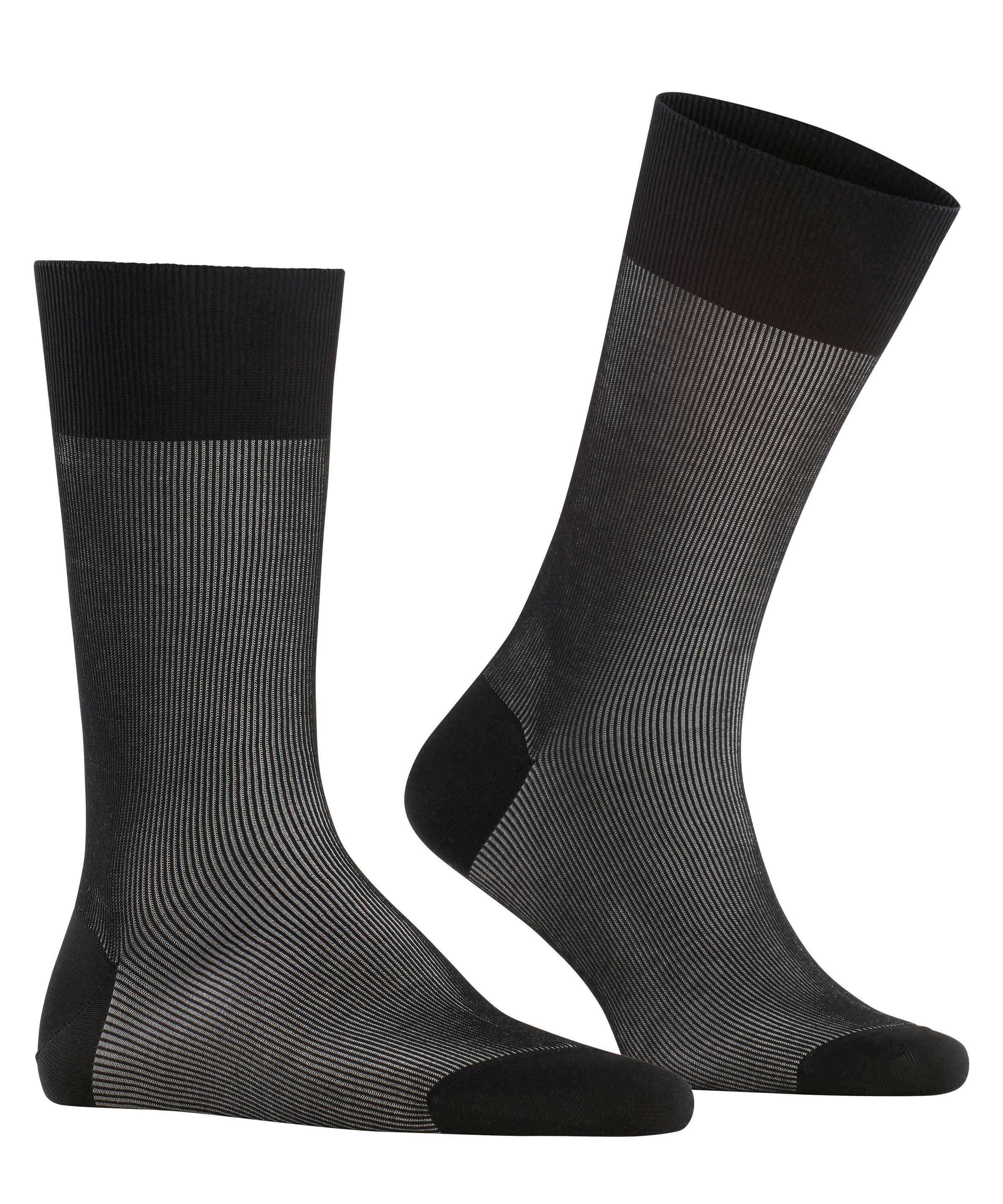 FALKE Socken »Fine Shadow« mit feiner, zweifarbiger Struktur, aus merzerisierter Baumwolle
