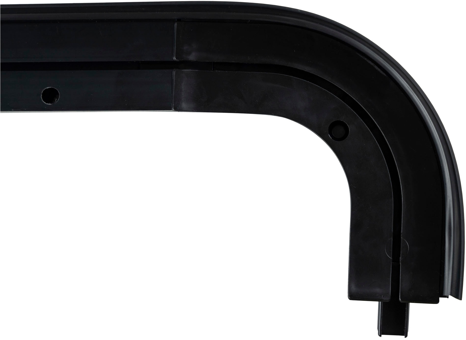 SN DECO GROUP Vorhangschiene »SH1«, 1 läufig-läufig, Fixmass, Set 1-läufig, inkl. Rundbögen, Blende 7,5 cm, vorgebohrt, Innenlauf