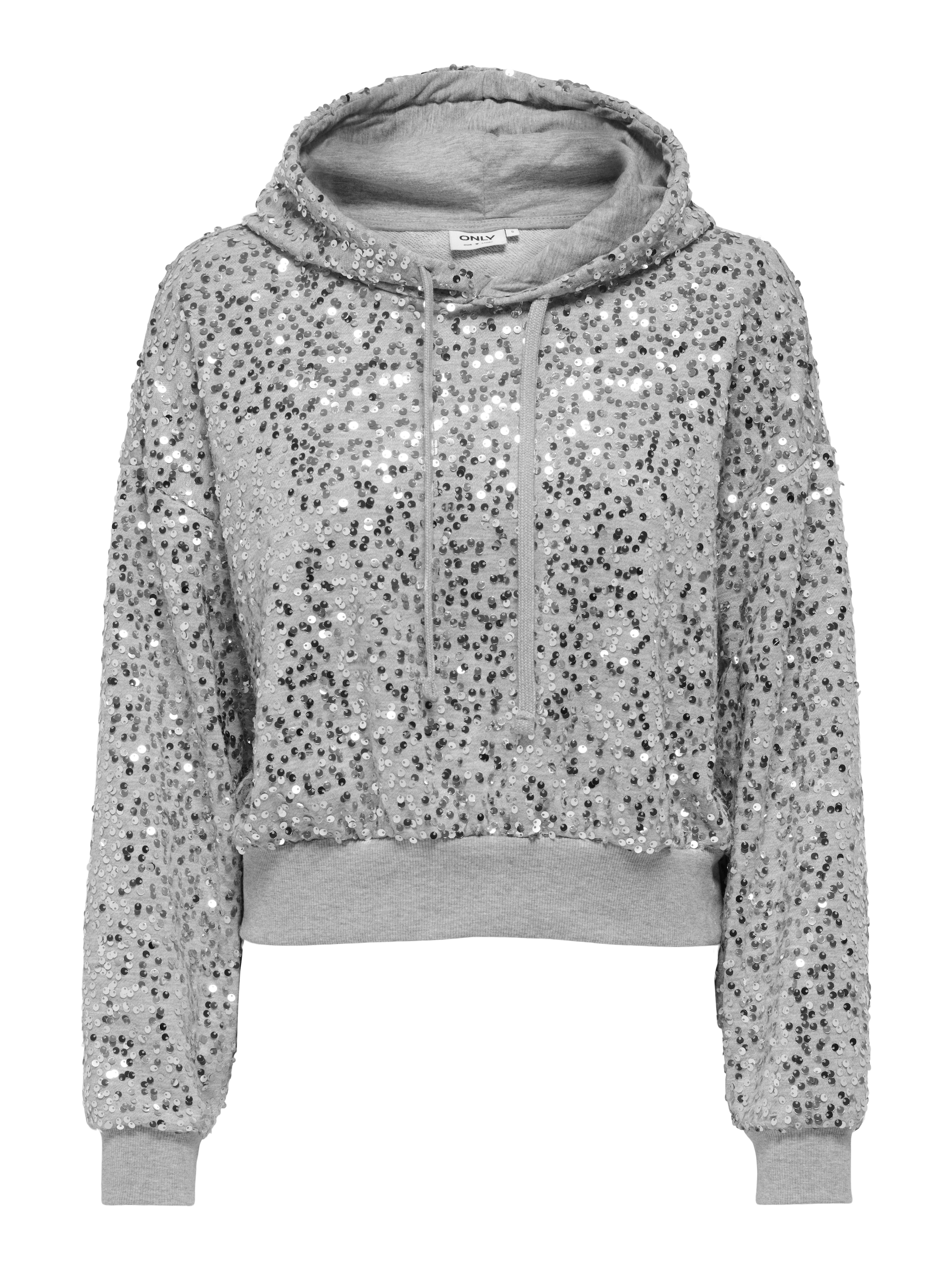 ONLY Sweat à capuche »ONLJADA L/S SEQUINS HOOD SWT«
