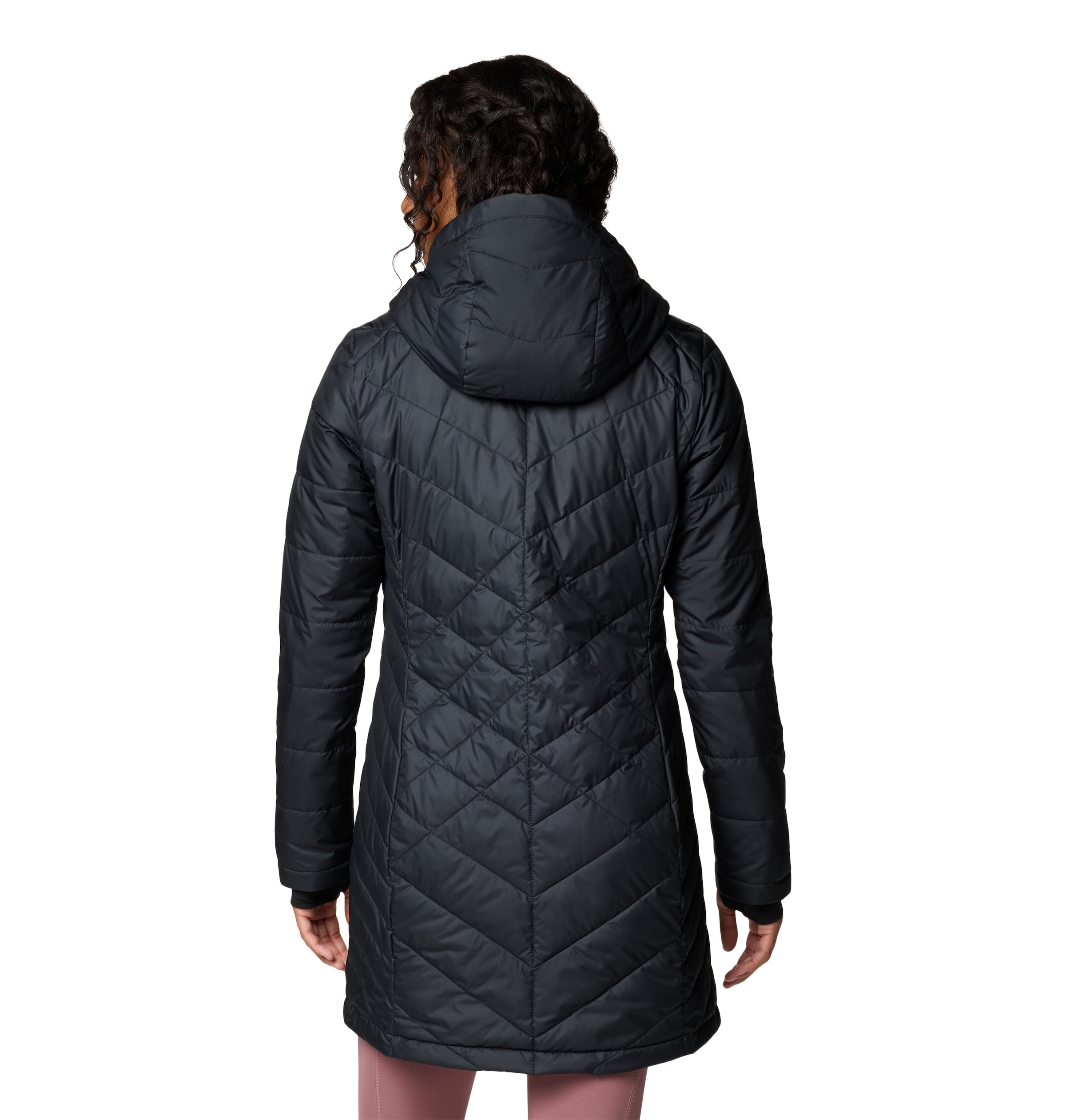 Columbia Steppmantel »HEAVENLY LONG HOODED JACKET«, (1 tlg.)