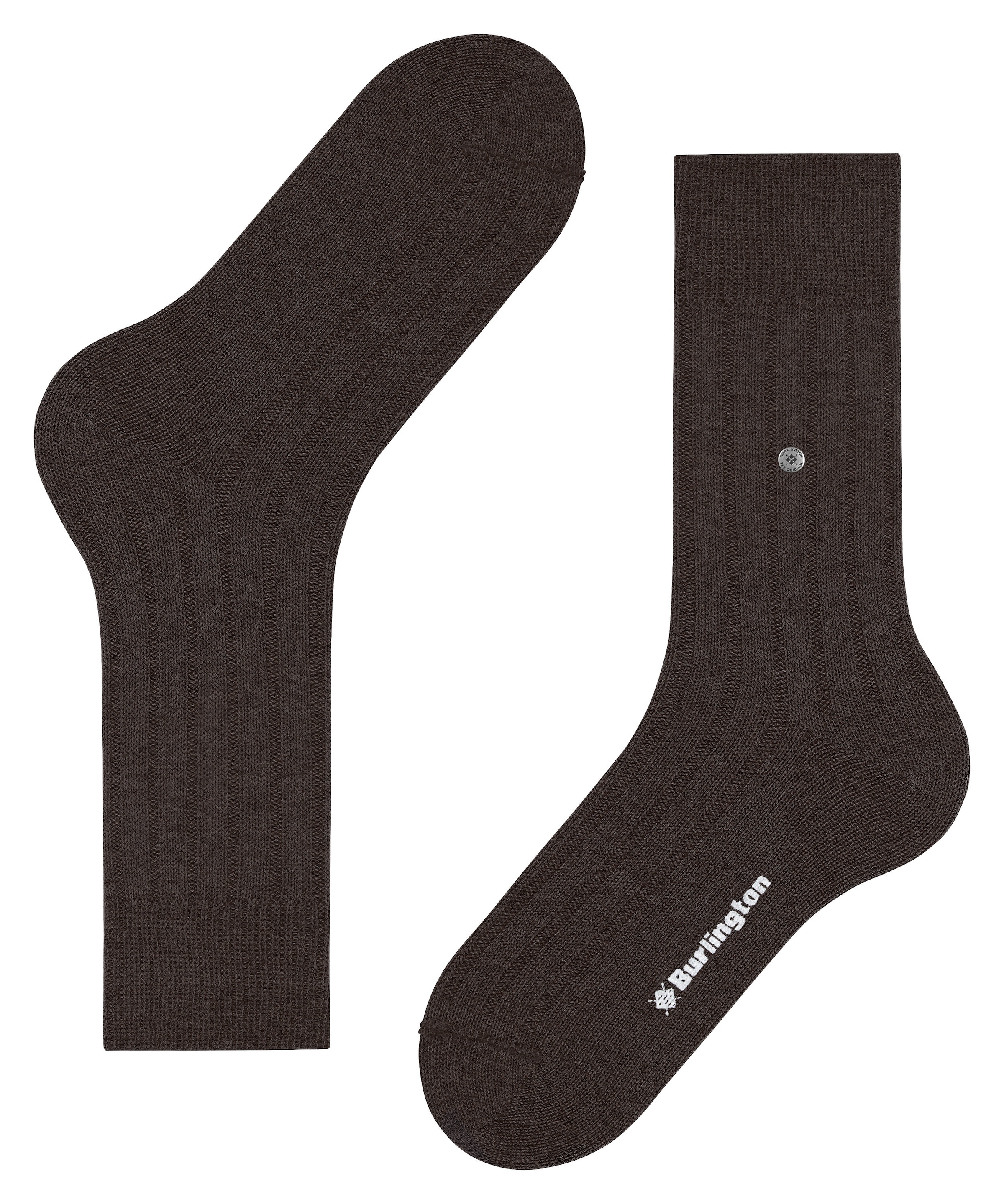 Burlington Chaussettes »Dover« chauffant, taille unique 40-46, uni, aspect maille grosse