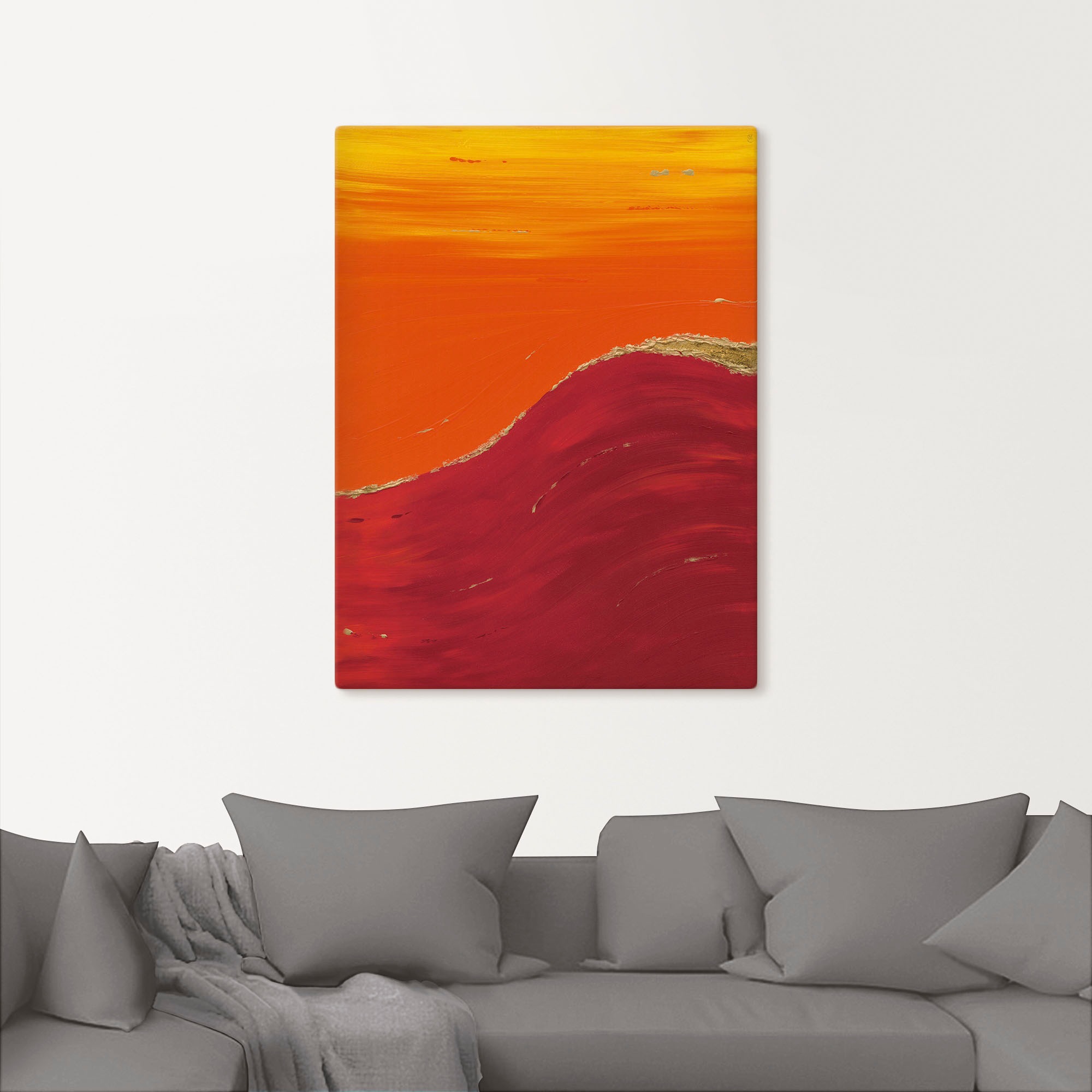 Artland Wandbild »Raum II«, Gegenstandslos, (1 St.), als Leinwandbild, Wandaufkleber in verschied. Grössen