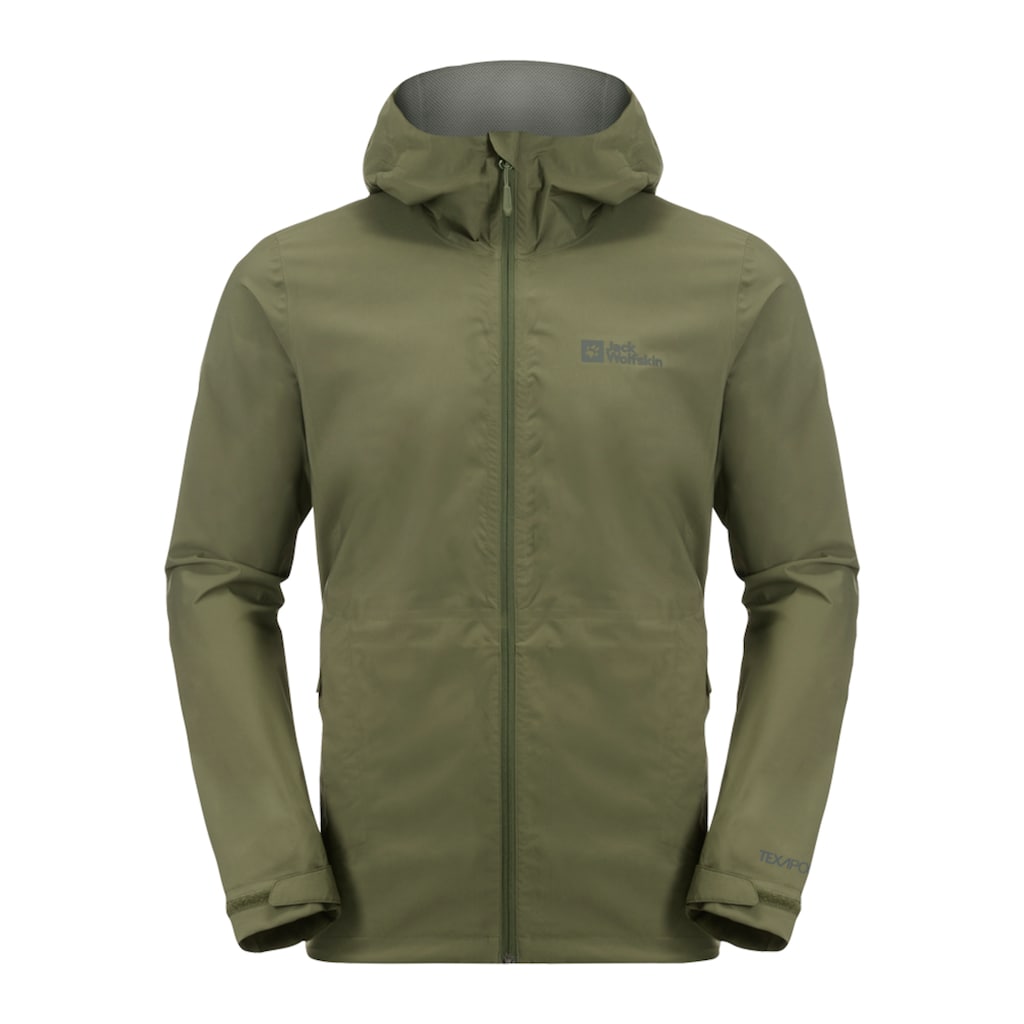 Jack Wolfskin Outdoorjacke »ELSBERG 2.5L JKT M«, mit Kapuze