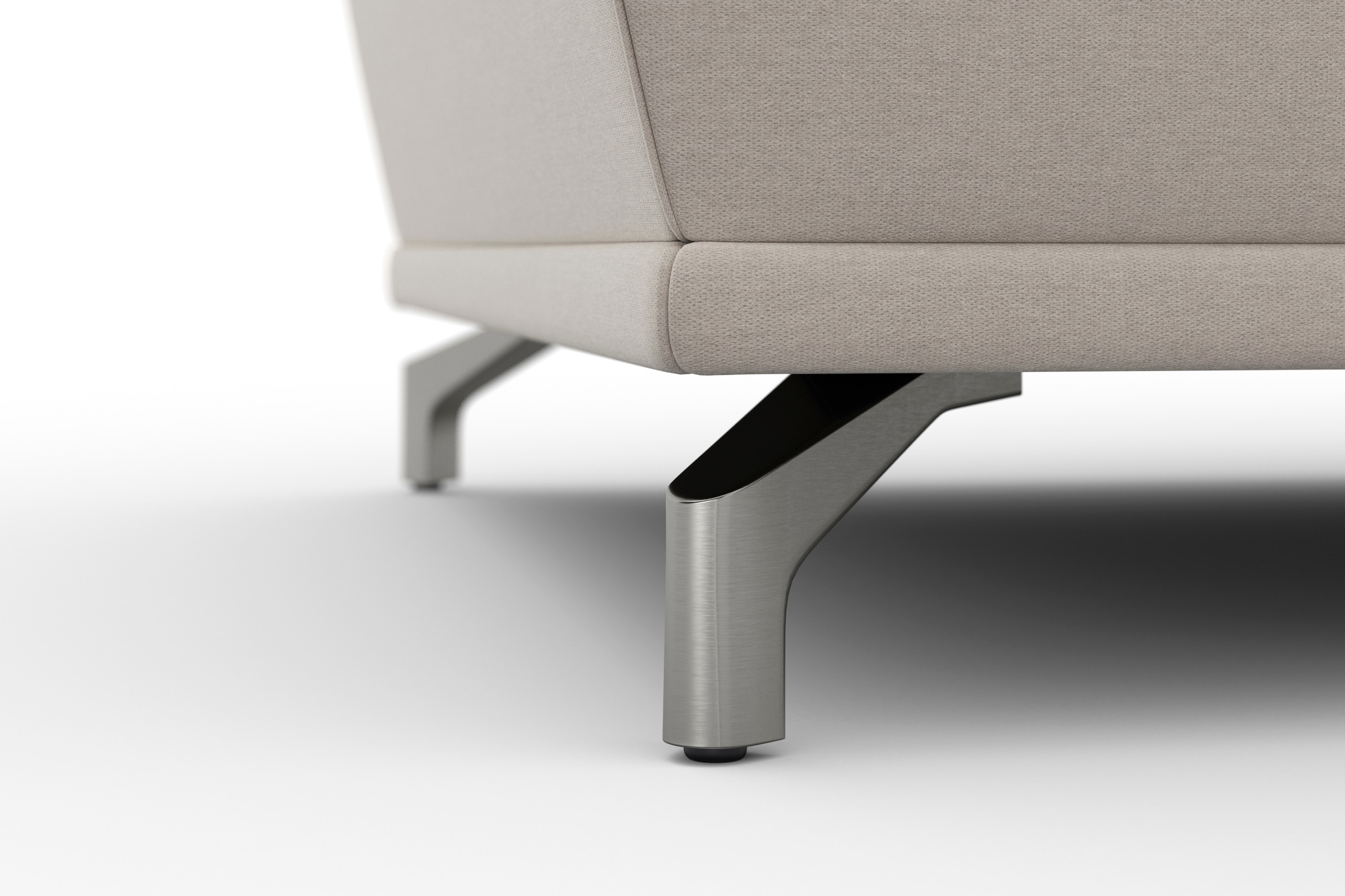sit&more Ecksofa »Cabrio L-Form, mit Sitztiefenverstellung, Arm- und Kopfteilverstellung«, 3 Nierenkissen, Federkern, optional Bettfunktion und Stauraum
