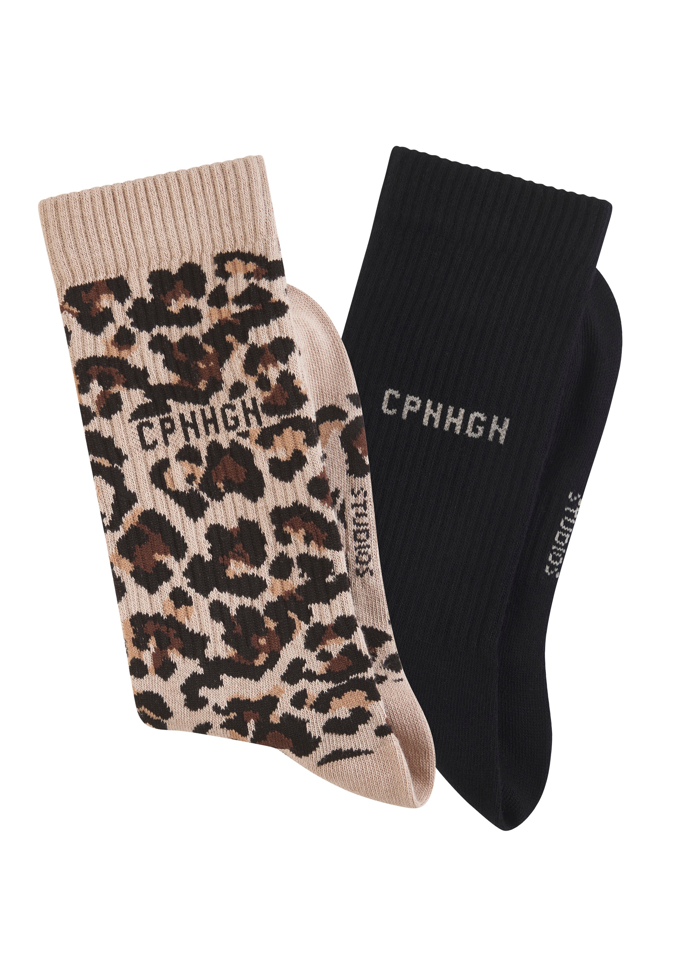 Copenhagen Studios Langsocken, (Packung, 2 Paar), gemustert und uni