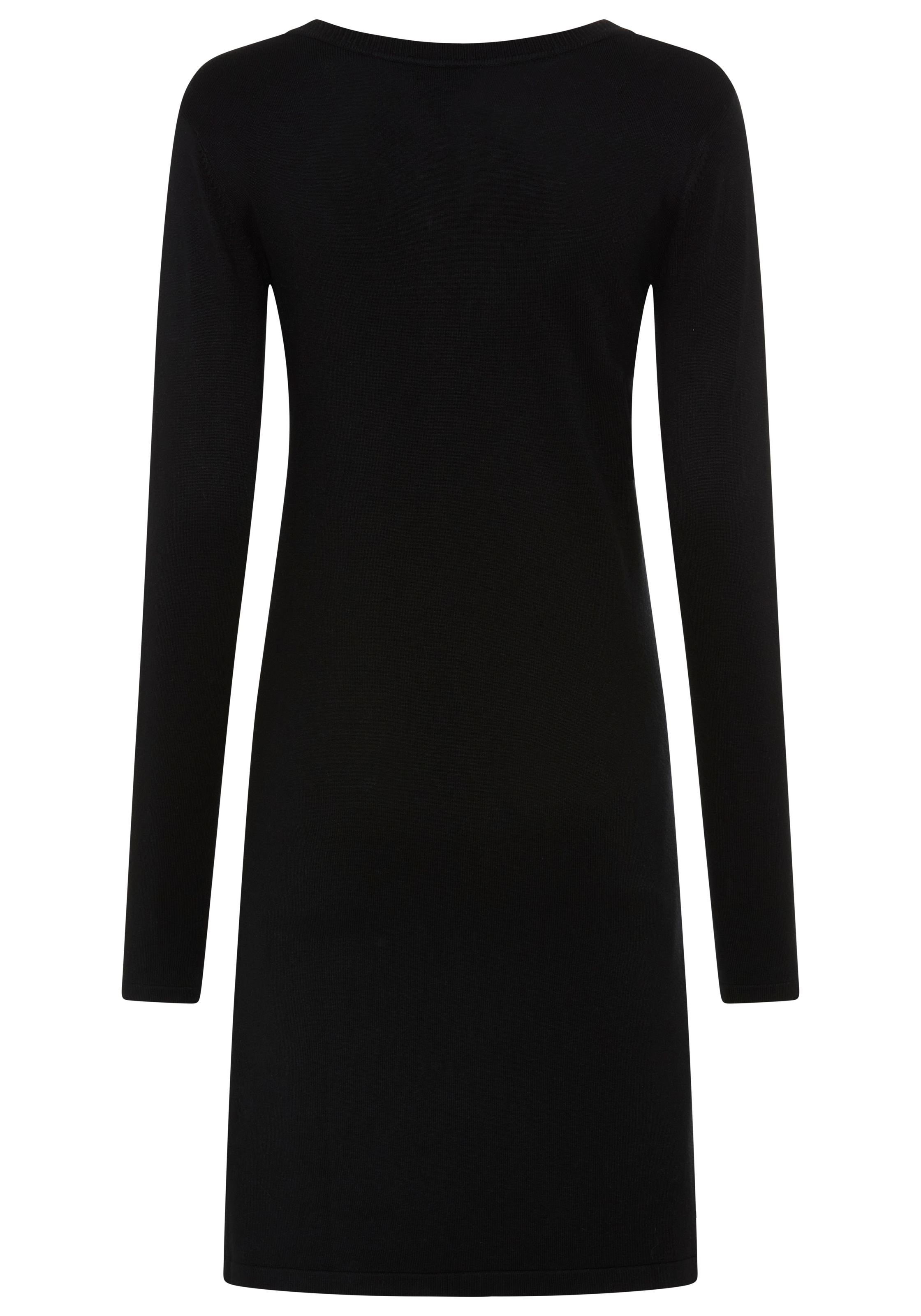 Bruno Banani Strickkleid taillierter Schnitt,  aus Viskosemischung,  elastisches Material