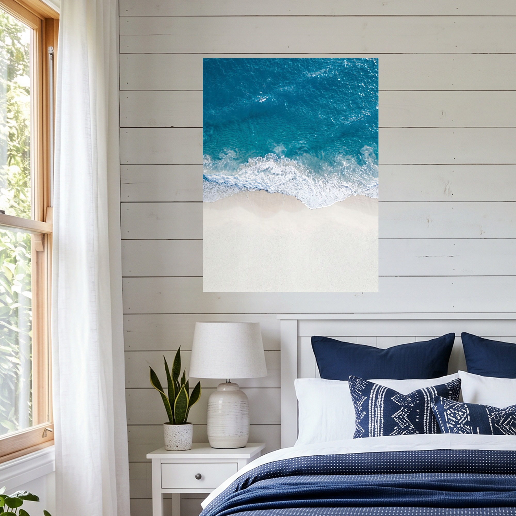 GOODproduct Wandbild »Strand von oben II« Meer Bilder 1 Stk. tlg. als Poster oder Leinwandbild in verschied. Grössen