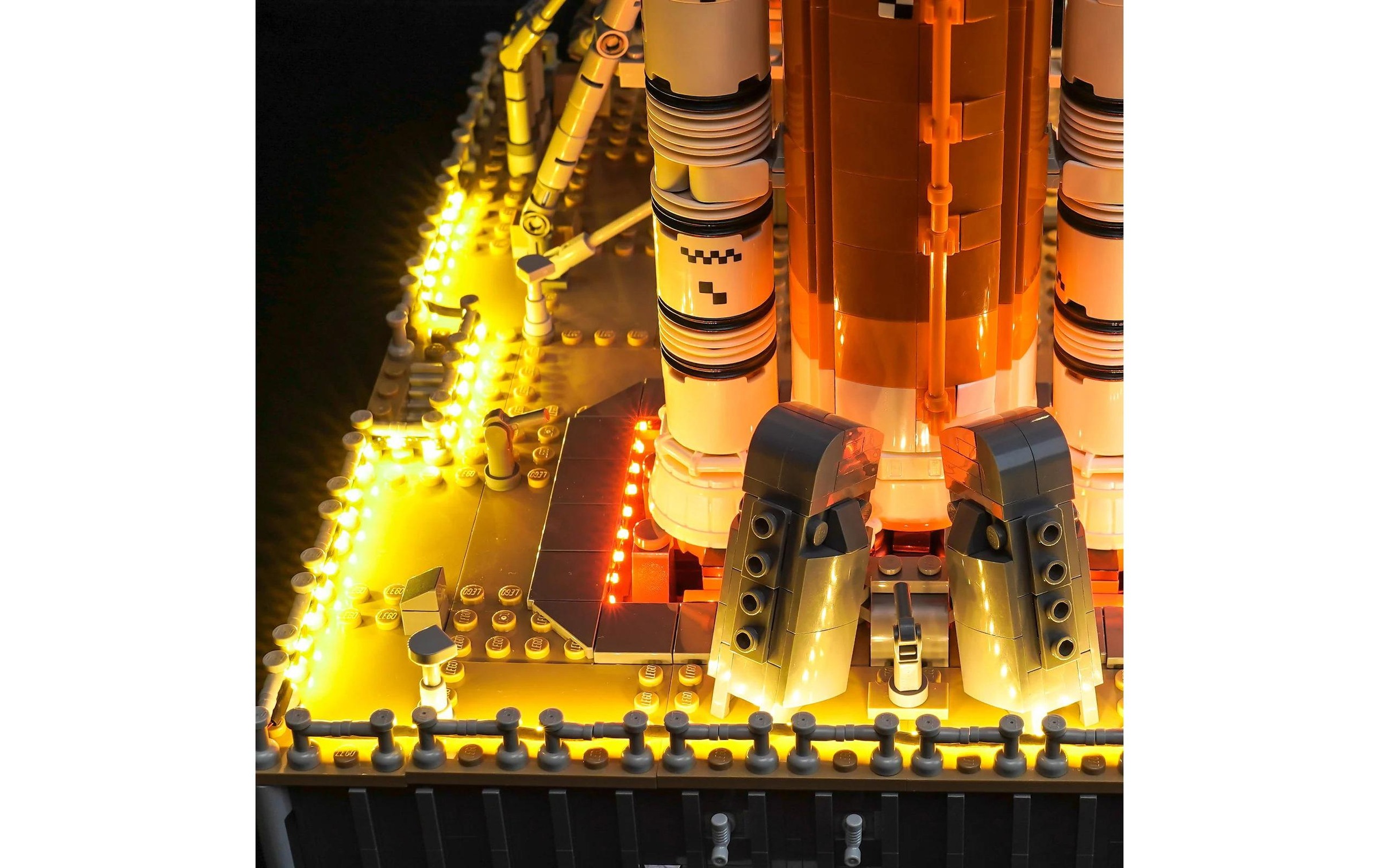 Image of Steinbaukasten "BrickBling LED-Licht-Set für LEGO NASA: Artemis Startrampe -10341"