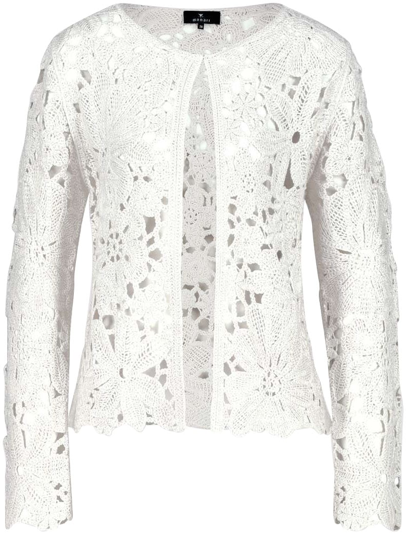 Monari Strickjacke, aus Spitze