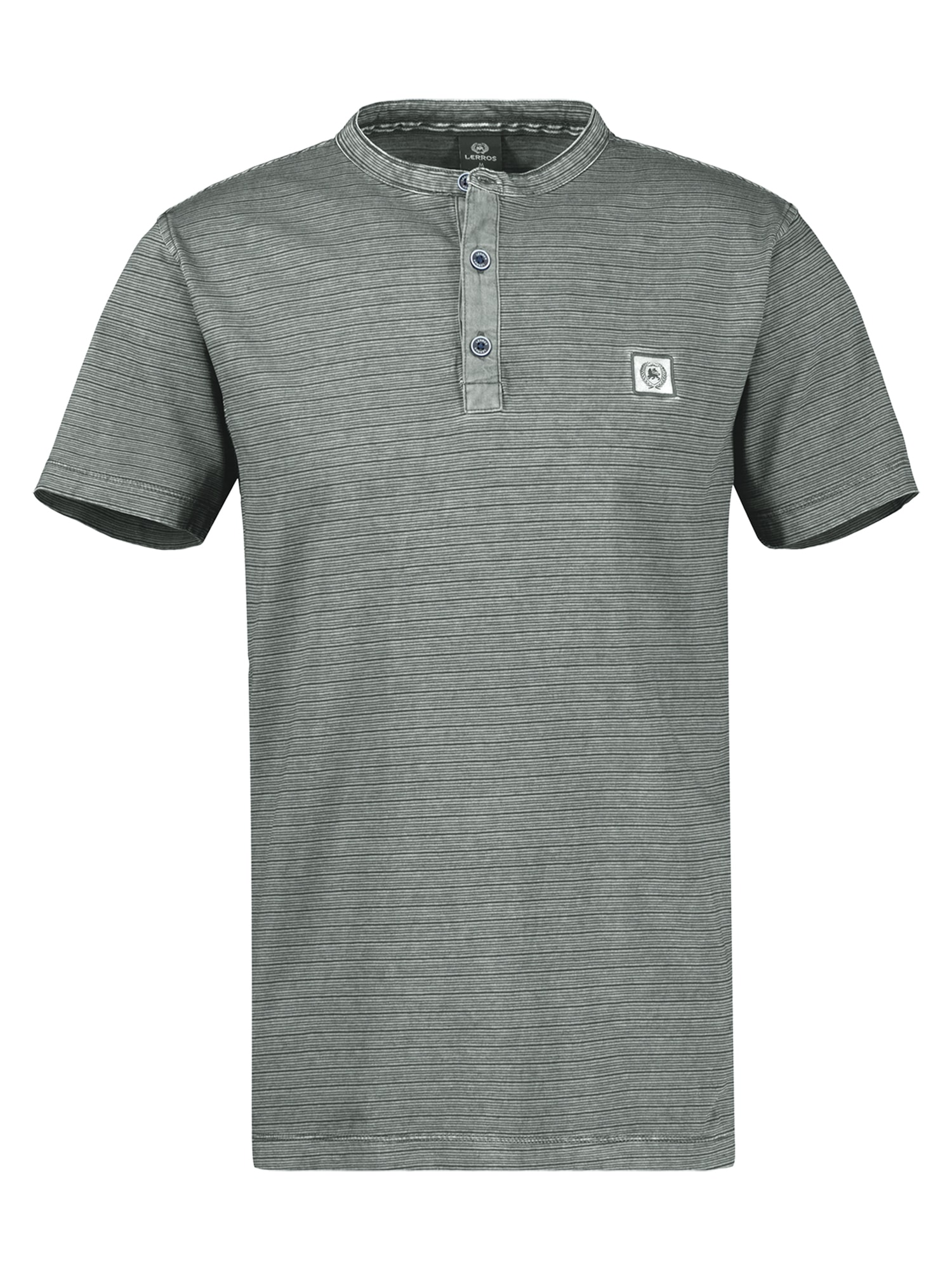 LERROS T-shirt à manches courtes avec col Serafino