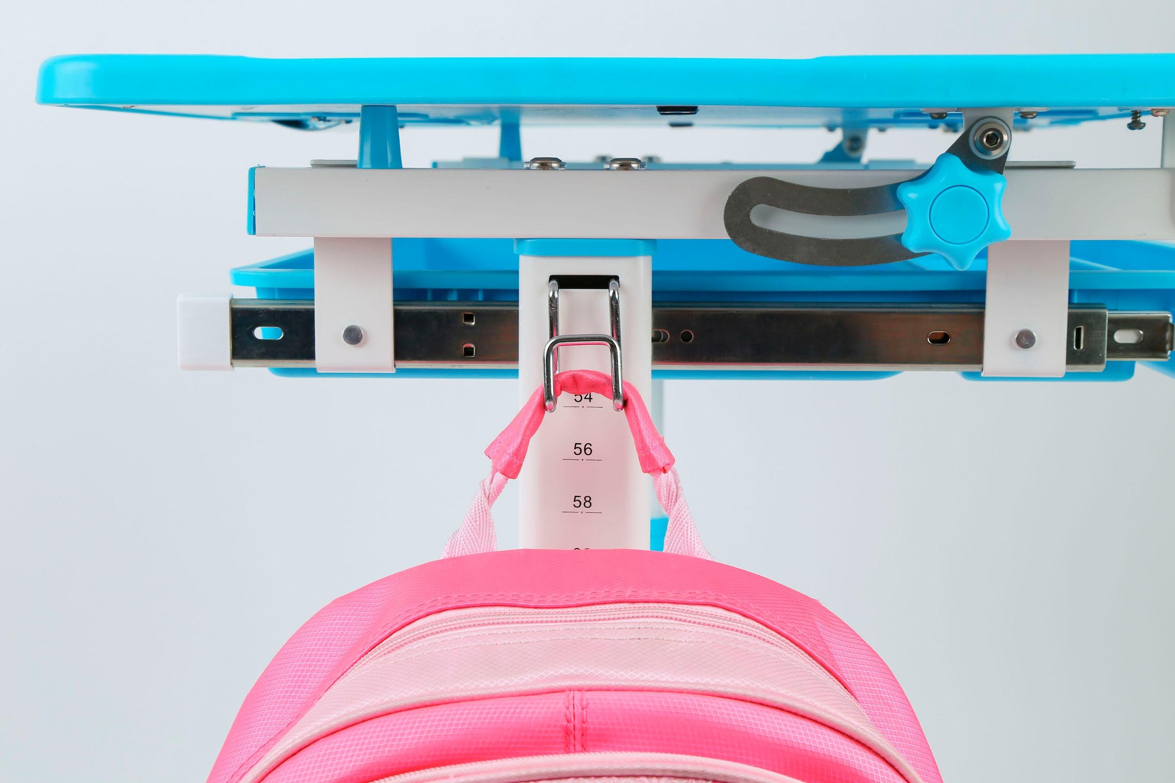 Vipack Kinderschreibtisch »Comfortline, mit Höhenverstellung inkl. Taschen- u. Becherhalter«, (Set, B/H/T ca. 70x54-76x47,4cm, verschiedene Farben, mit Griffelschublade), inkl. Stuhl und verstellbarer Schreibplatte, praktische Funktionen