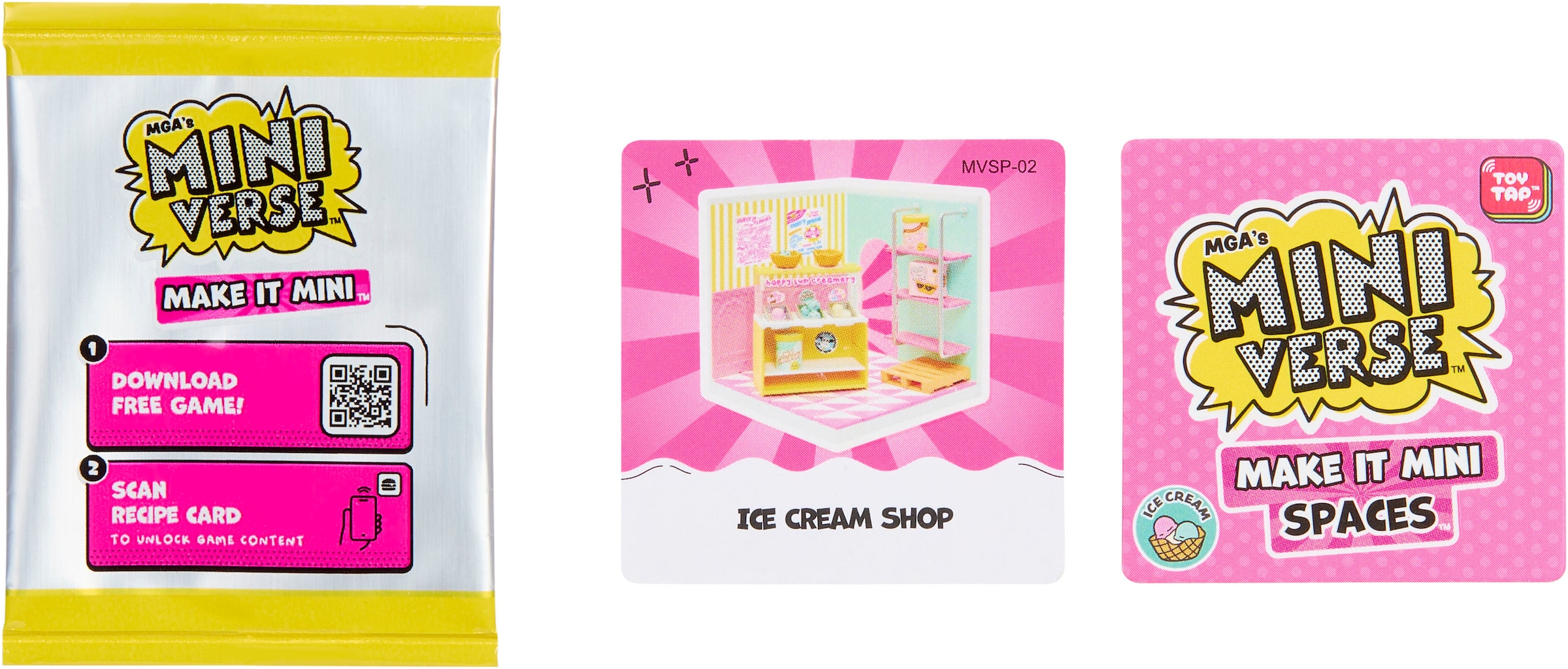 MGA ENTERTAINMENT Set créatif »MGA's Miniverse - Spaces Starter Pack- Ice Cream«