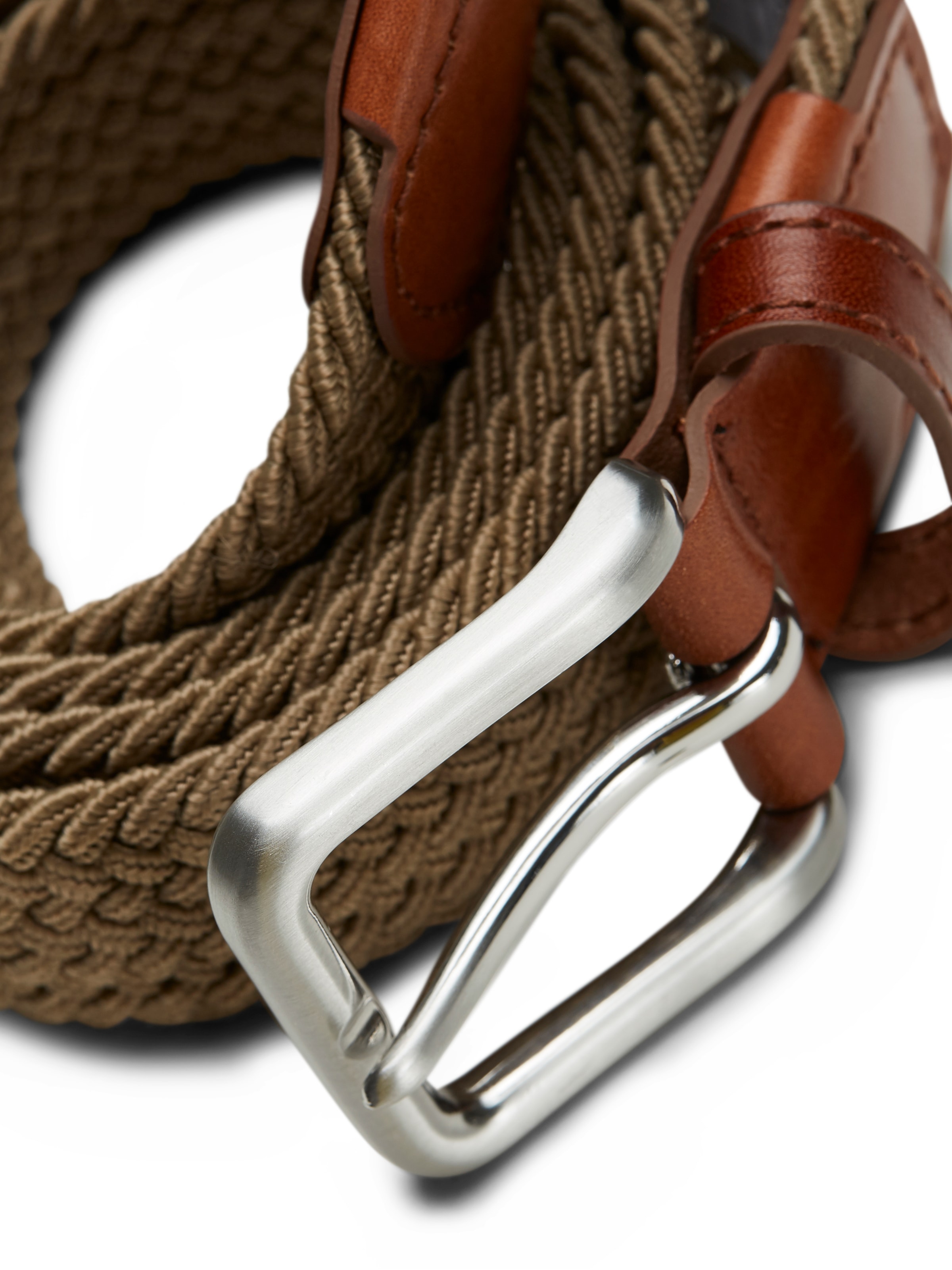 Jack & Jones Stretchgürtel »JACSPRING WOVEN BELT NOOS« Materialmix, verschiedene Längen