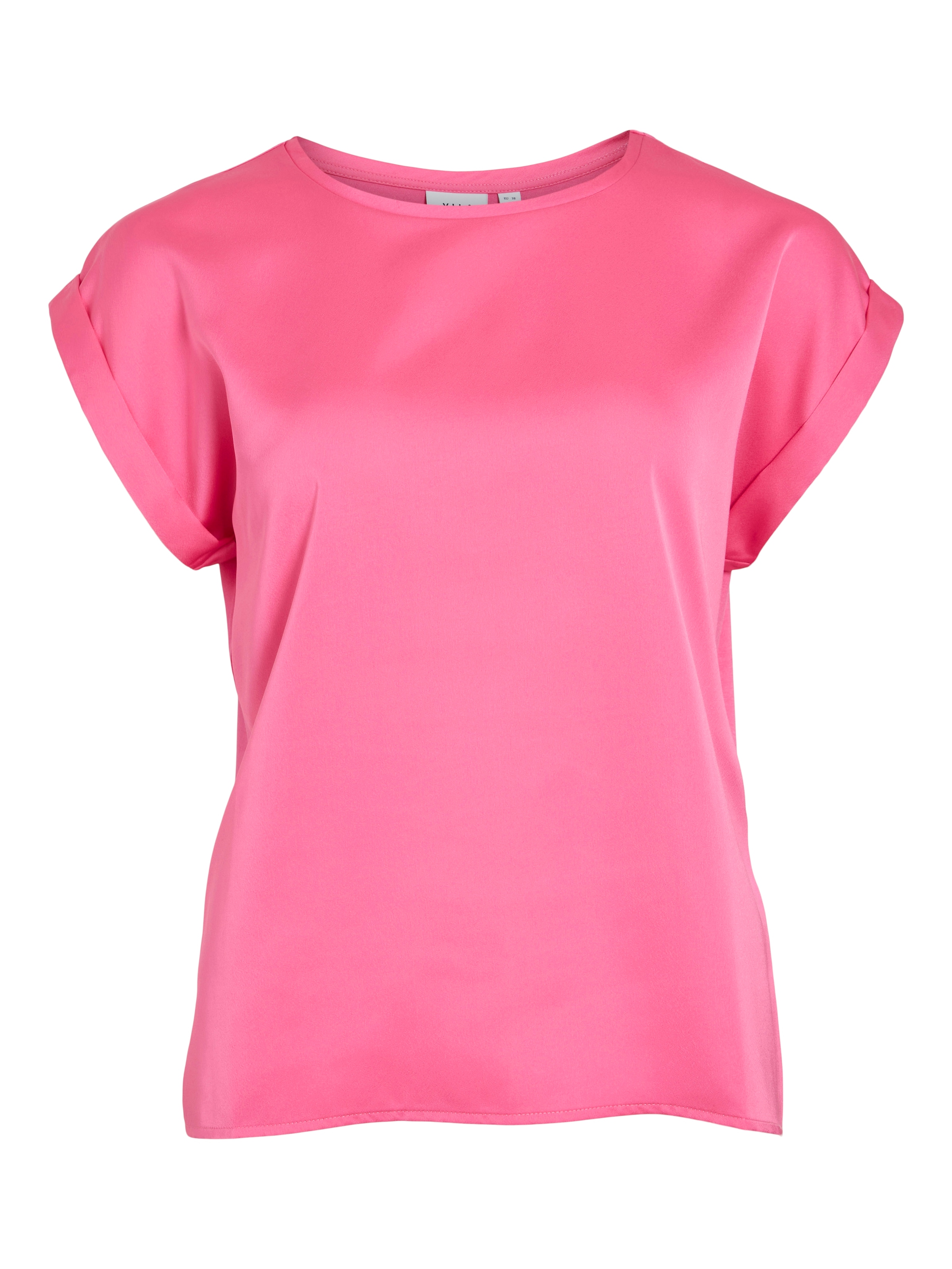 Vila T-shirt à manches courtes »VIELLETTE S/S SATIN TOP - NOOS« Satin Optik