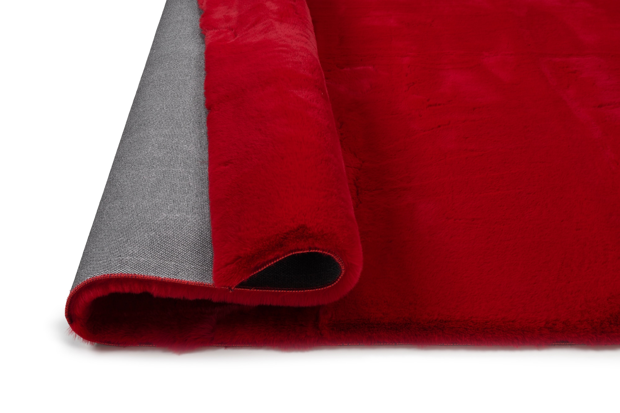 OCI DIE TEPPICHMARKE Hochflor-Teppich »ROCKY SOFT«, rechteckig, 35 mm Höhe, Kunstfell, weich, kuschelig, maschinell gewebt, Kaninchen Haptik