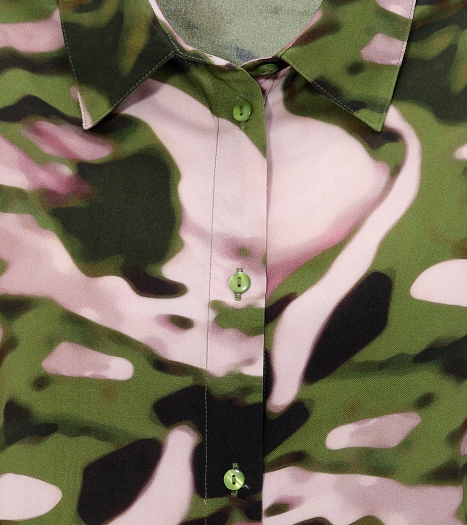 Aniston SELECTED Hemdbluse mit trendigen und extravaganten Farbverlauf