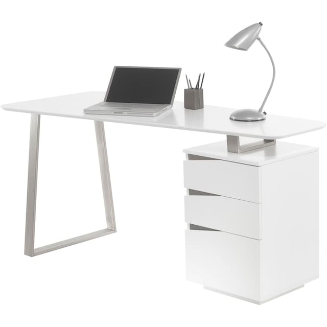 MCA furniture Schreibtisch »Tori«, weiss matt lackiert, mit 3 Schubladen,  Breite 150 cm jetzt kaufen