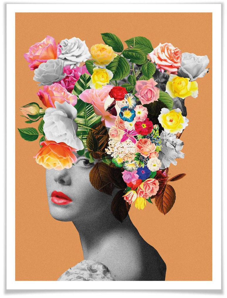 Image of Wall-Art Poster »Orange Lady«, Menschen, (1 St.) bei Ackermann Versand Schweiz