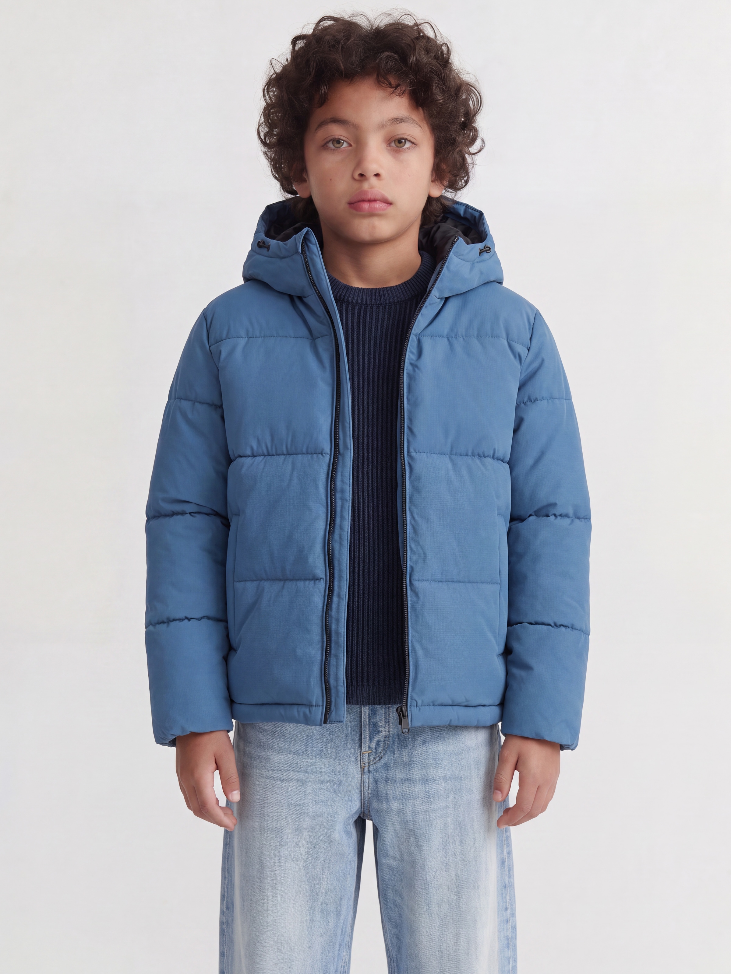Jack & Jones Junior Steppjacke »JJGALAXY PUFFER JACKET JNR« mit Kapuze Kunstfaser, regular fit