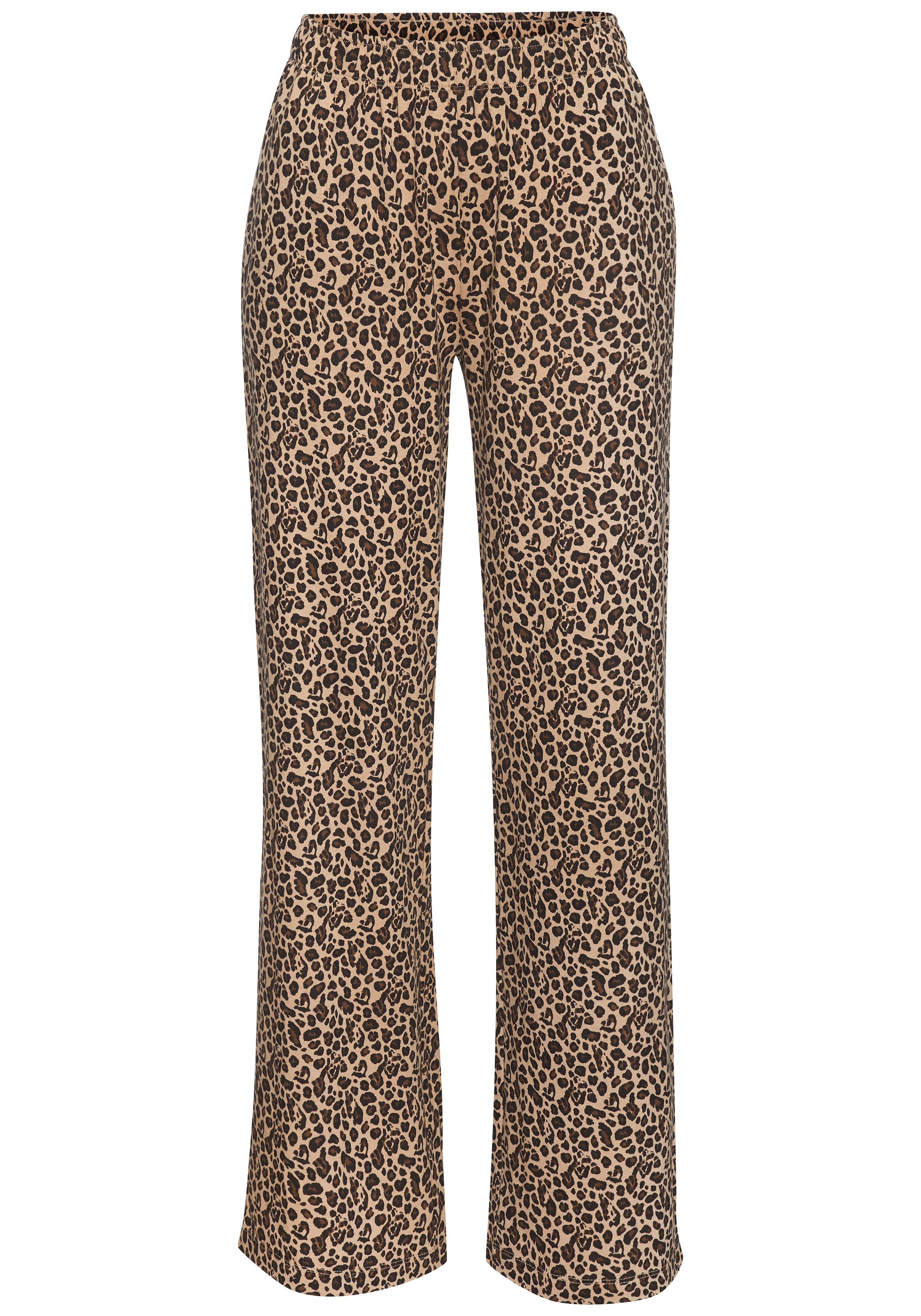 s.Oliver Pyjamahose  mit weitem Bein