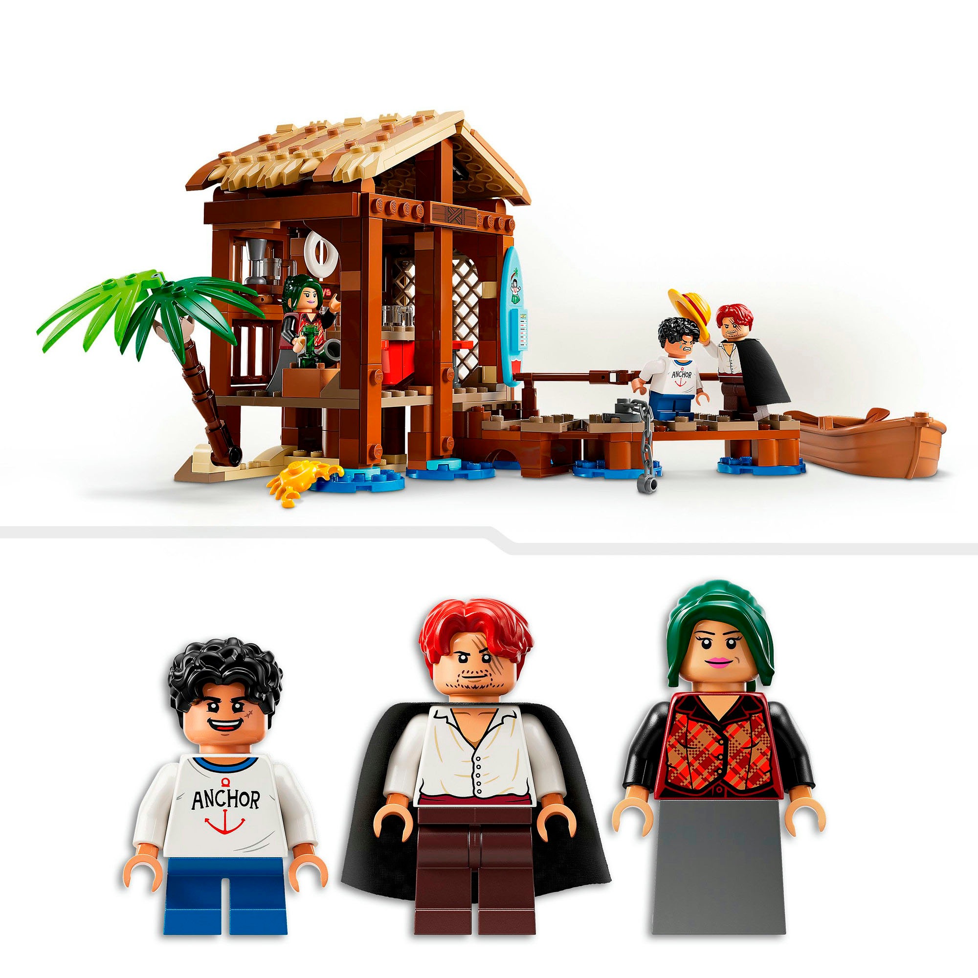 LEGO® Konstruktionsspielsteine »Hütte im Windmühlendorf (75636), LEGO One Piece« Made in Europe