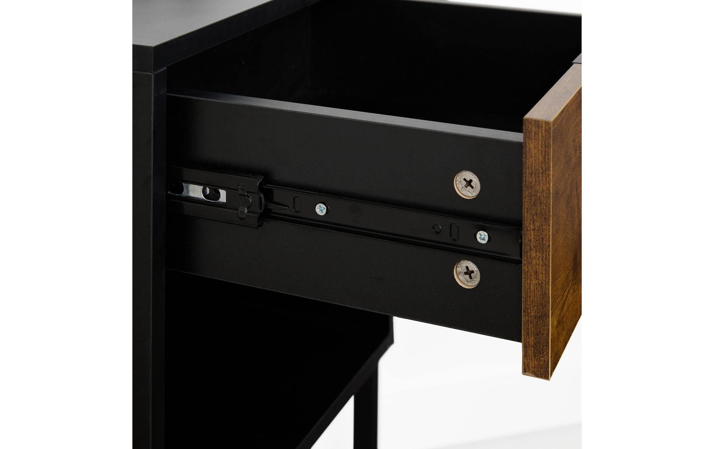 relaxdays Nachttisch »60.5 x 40 x 41.5 cm« Nachtschränkchen im Industrial-Design