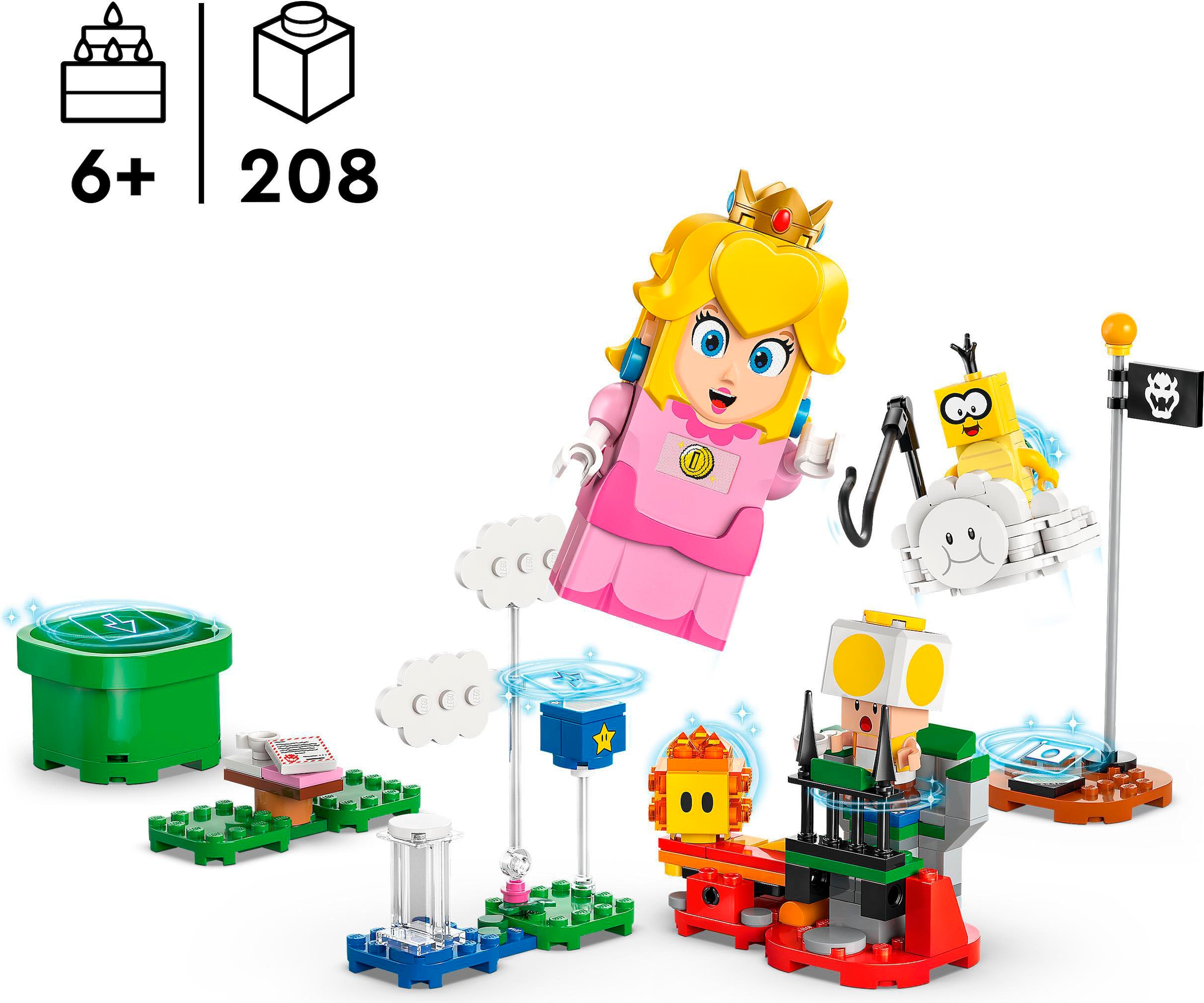 LEGO® Pions de construction »Abenteuer mit der interaktiven LEGO® Peach™ (71441), LEGO Super Mario« Made in Europe