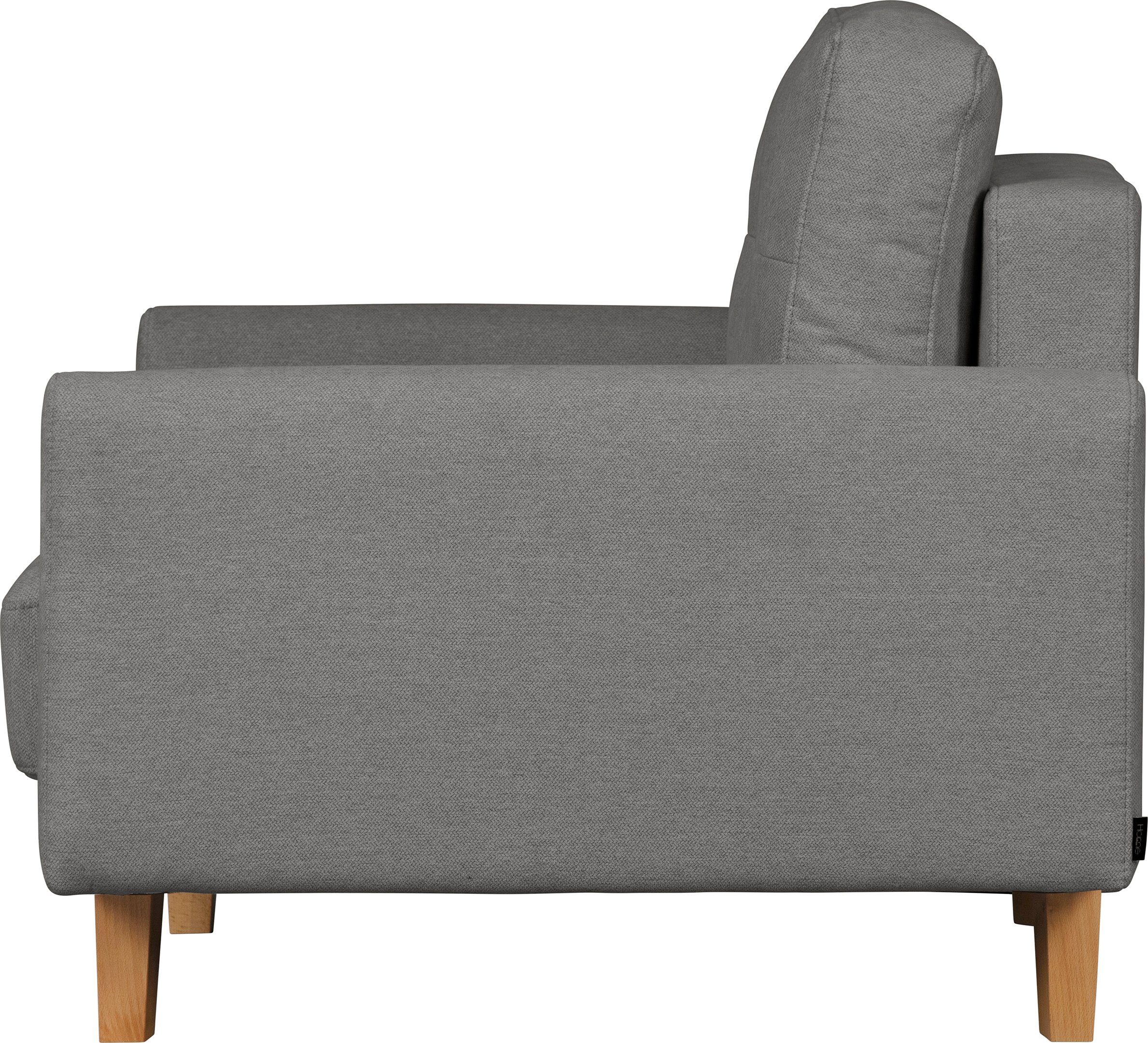 Home affaire Sessel »TRIPLO Relaxsessel mit Wellenunterfederung, Masse B/T/H: 95/100/89 cm«, Polstersessel mit Steppung im Rückenkissen, hohe Qualität