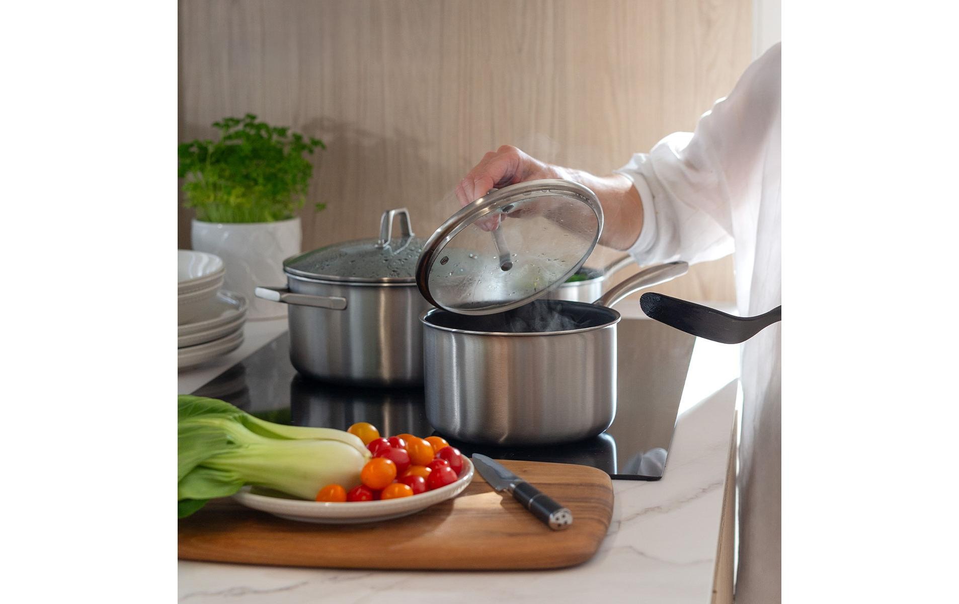   Kochtopf »Lunasol Sirius Terra Multi-Layer 10-tlg.« Aluminium