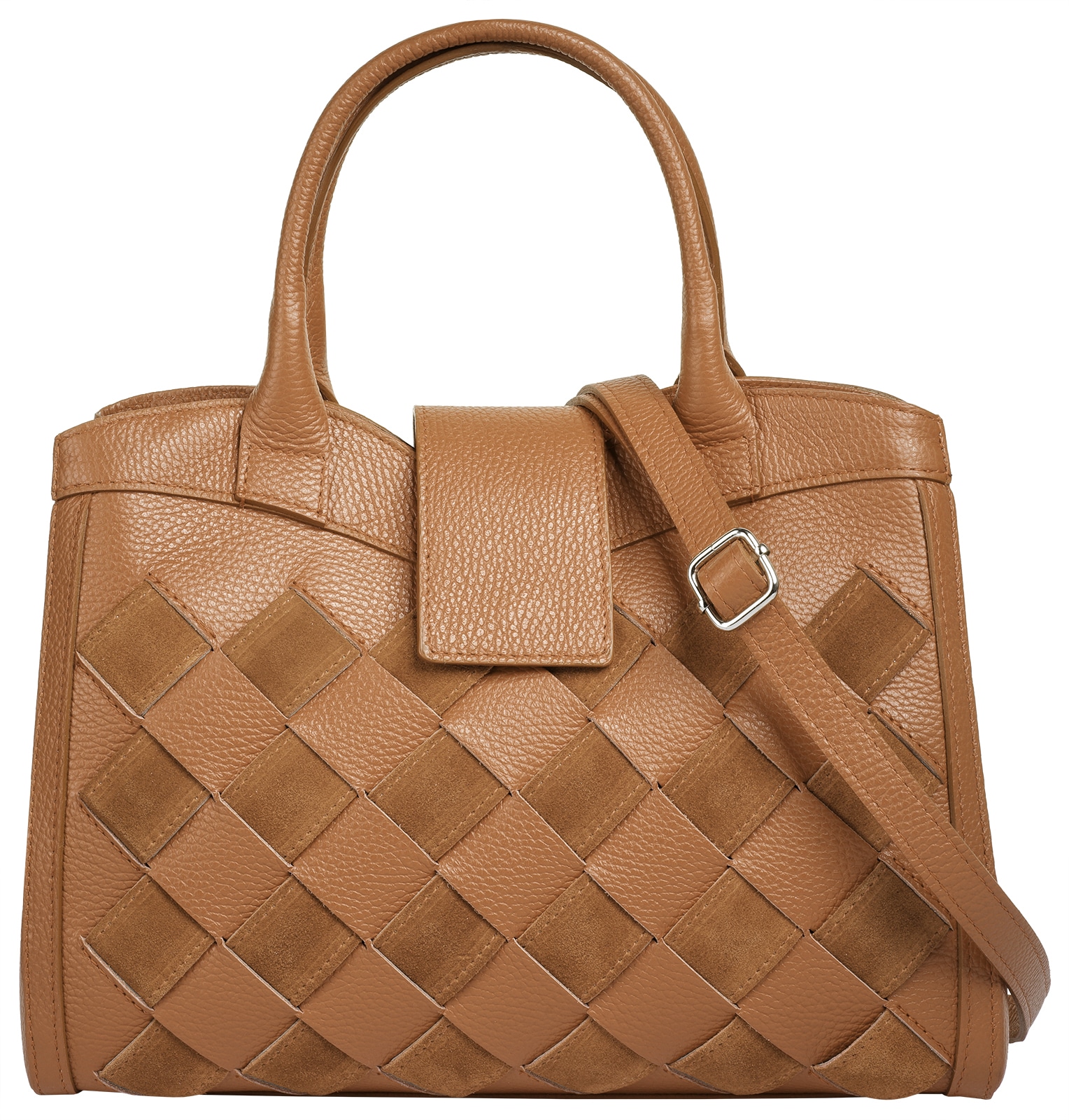 Image of Samantha Look Henkeltasche "SAMANTHA LOOK Damen echt Leder, Made in Italy" echt Leder, Made in Italy