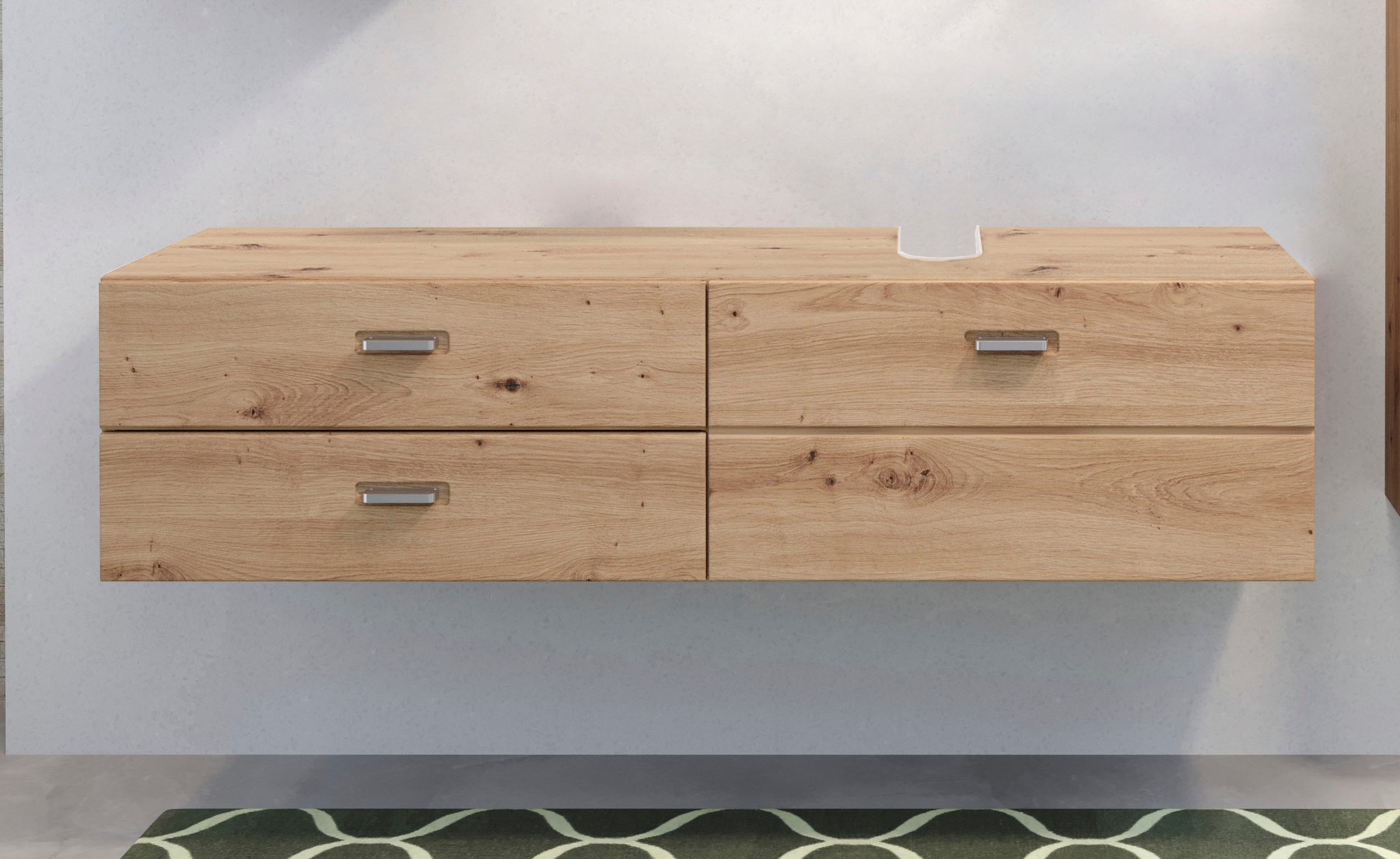 Image of trendteam Waschbeckenunterschrank »Geo«, mit zwei Schubladen bei Ackermann Versand Schweiz