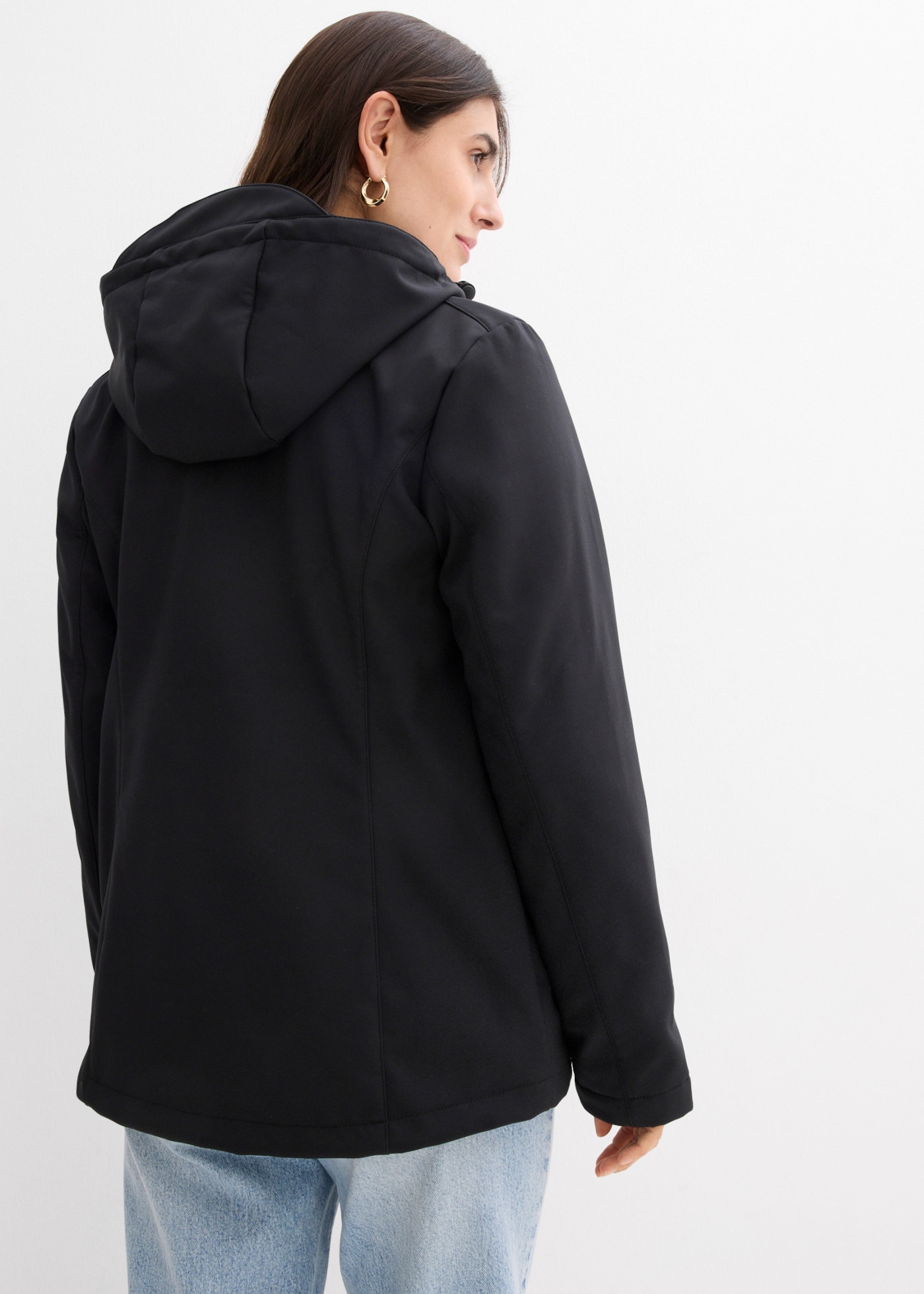 bonprix Umstandsjacke mit zwei Einsätzen für Schwangerschaft und Babytragen, Loose Fit