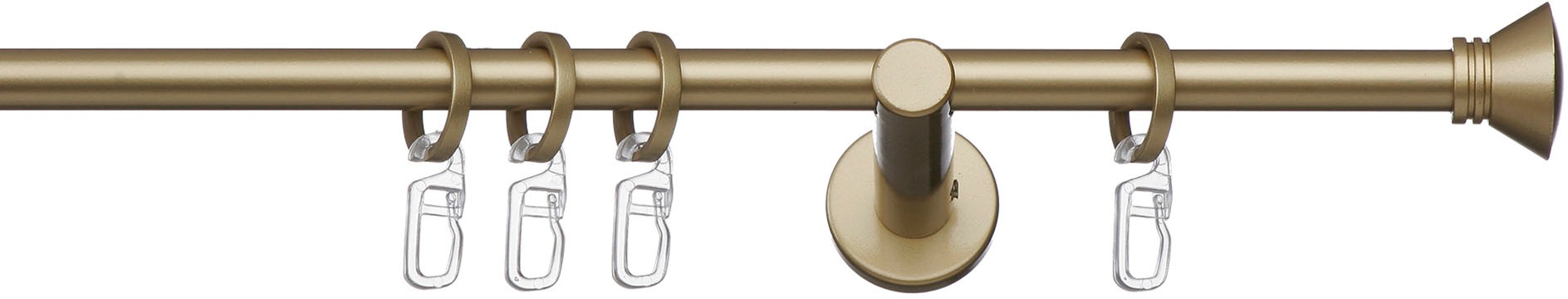Image of indeko Gardinenstange »Ibiza«, 1 läufig-läufig, Fixmass bei Ackermann Versand Schweiz