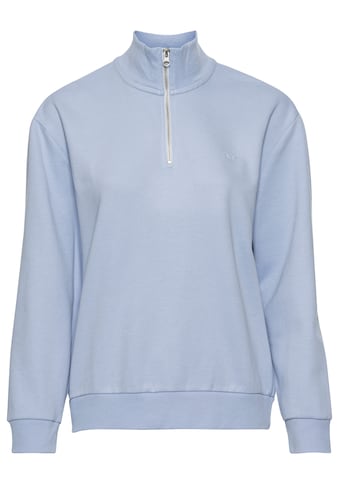 Sweatshirt »LV Sweatshirt EVERYDAY 1/4 ZIP«, aus softem Baumwollmix