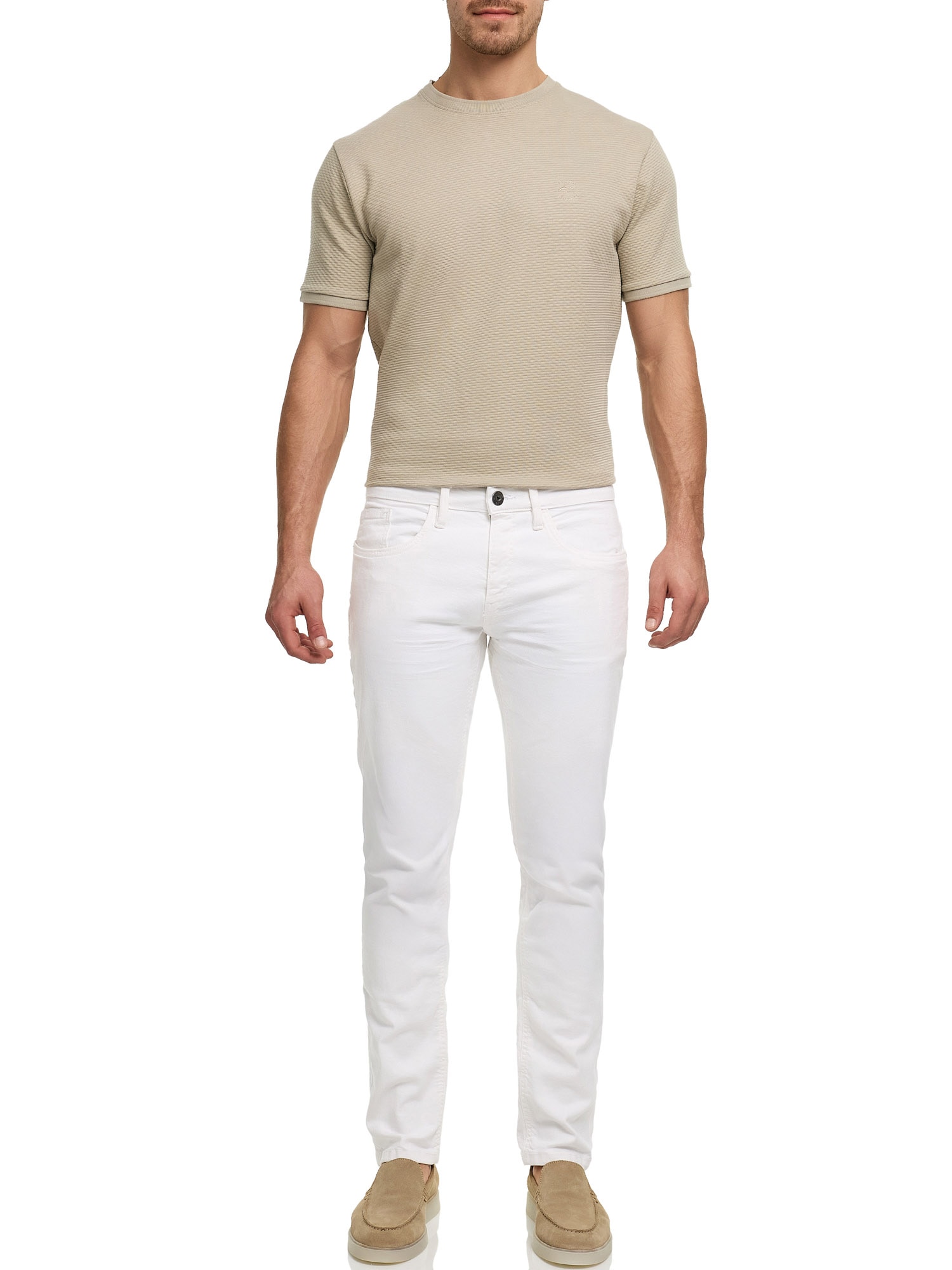 Indicode Jeans coupe régulière »INTony« mélange coton, coupe régulière