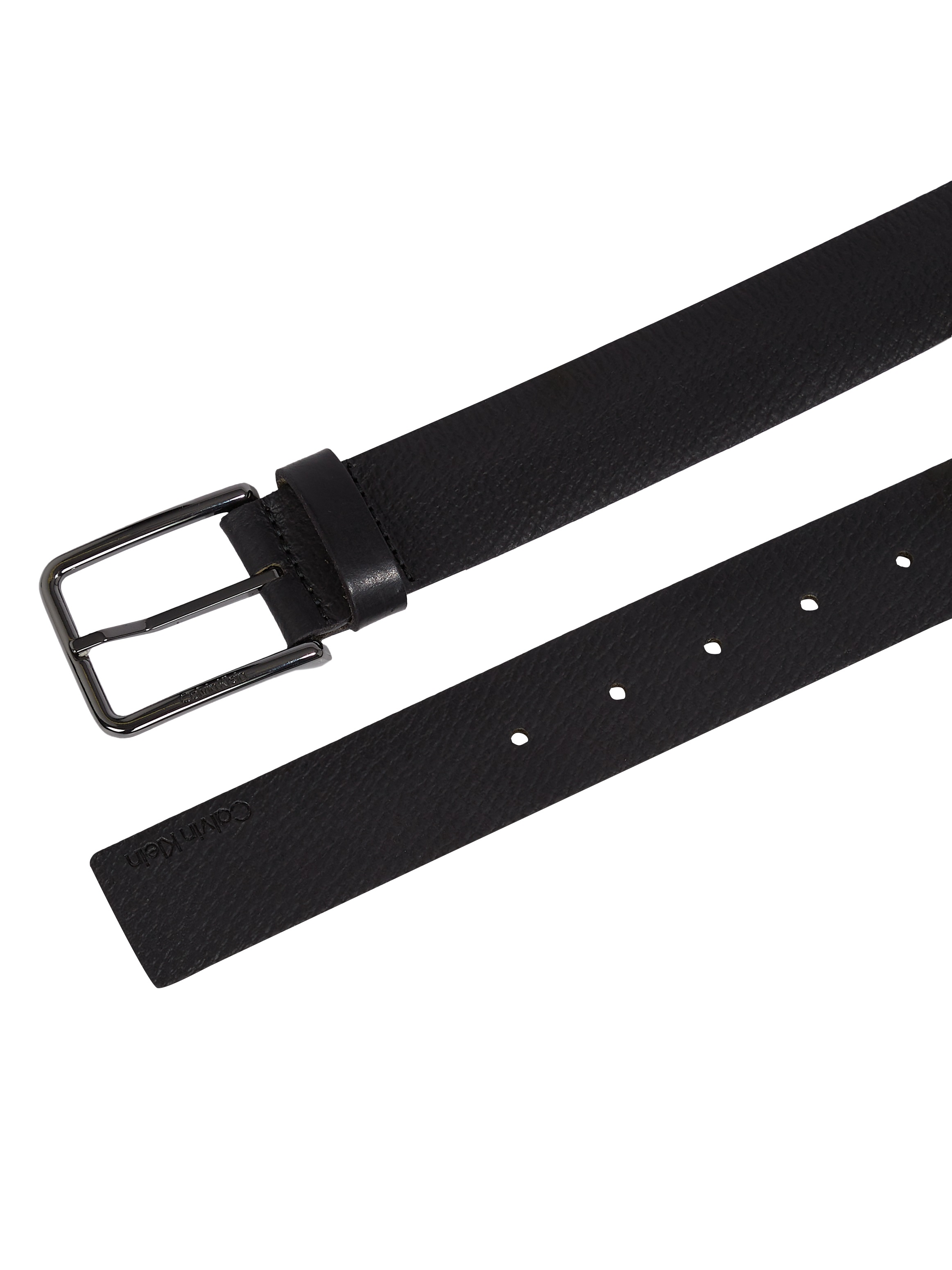 Calvin Klein Ledergürtel »WARMTH PB 35MM«, Logodruck, Einfachdornschliesse