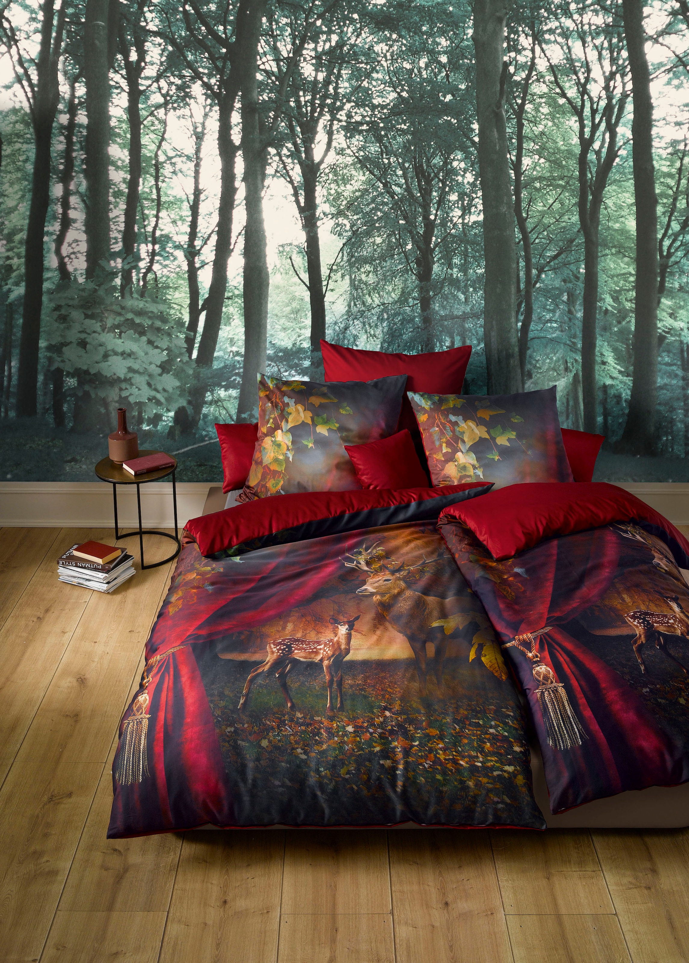 fleuresse Wendebettwäsche »Bed Art S 3759«, (2 tlg.), Vorhang auf kaufen