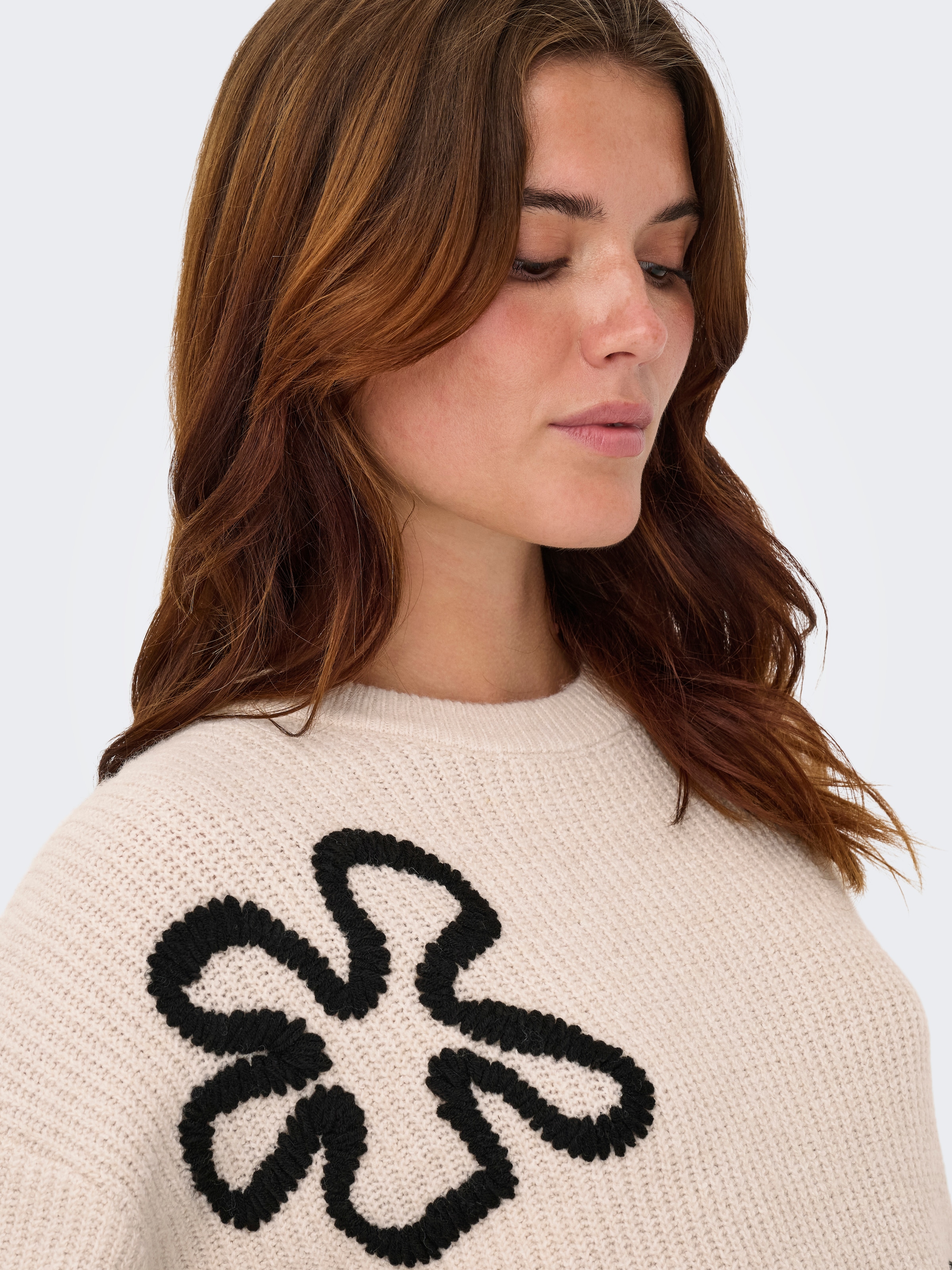 ONLY Pull en tricot »ONLDAISY LS STITCH O-NECK KNT«
