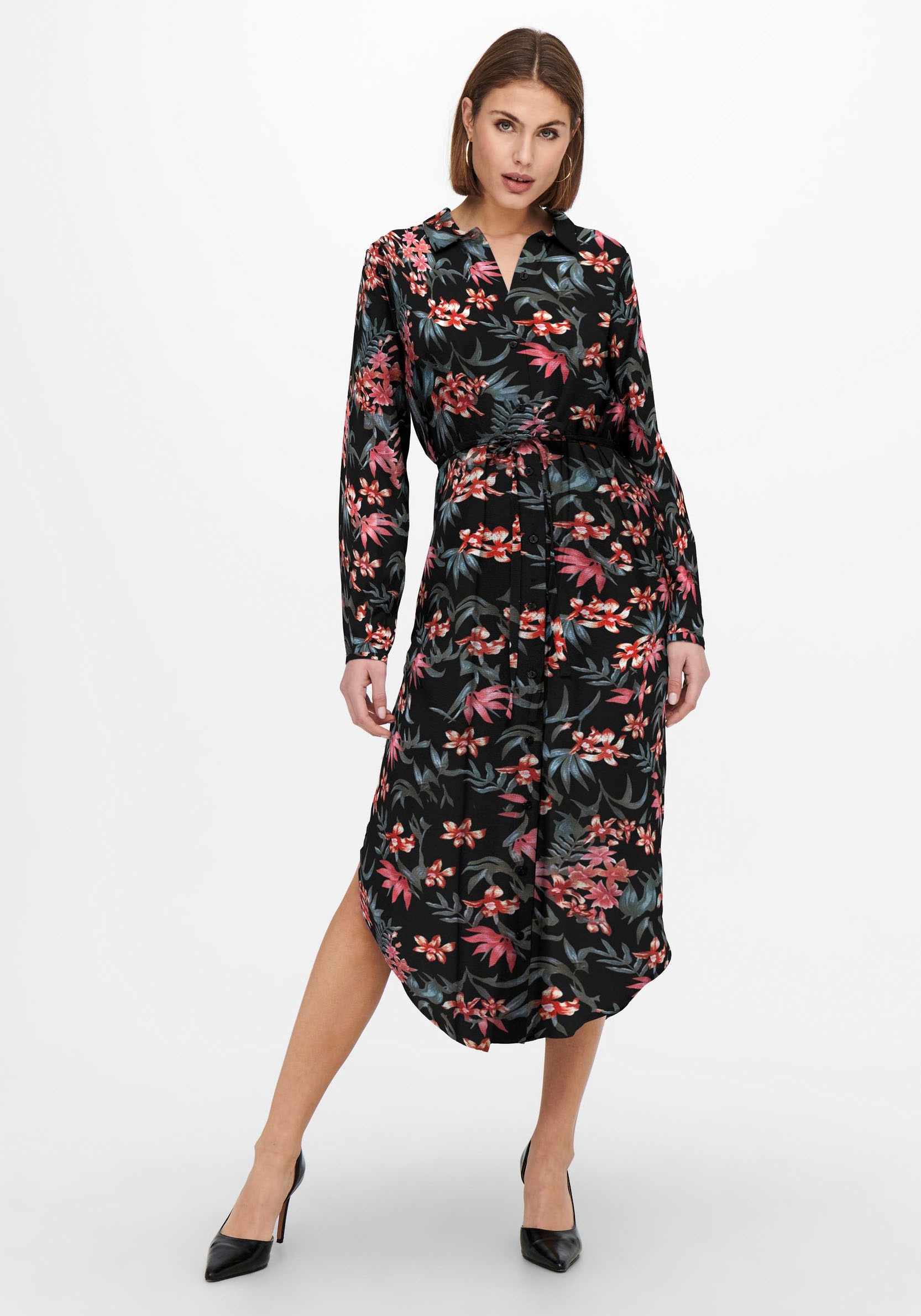 Image of Only Druckkleid »ONLNOVA LIFE L/S GERRY SHIRT DRESS AOP« bei Ackermann Versand Schweiz