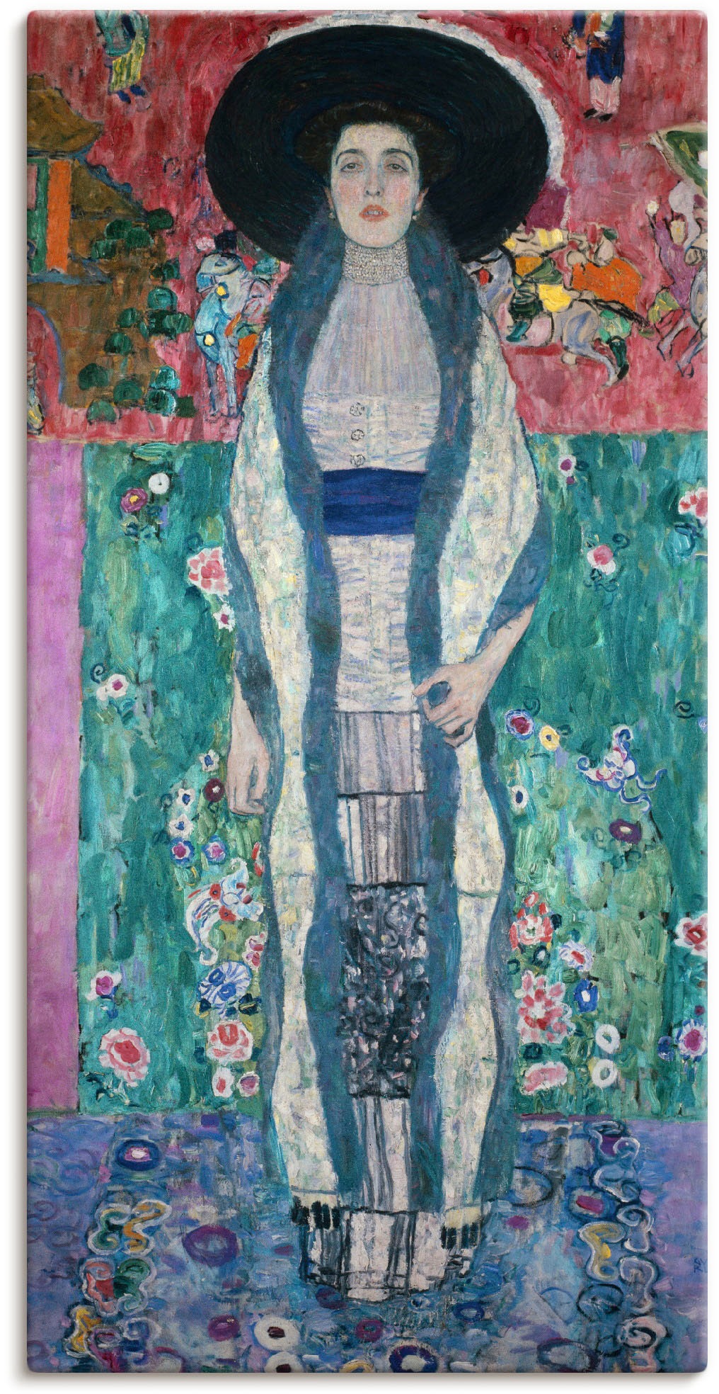 Image of Artland Leinwandbild "Bildnis Adele Bloch-Bauer II. 1912" Frau 1 Stk. tlg. auf Holzrahmen gespannt