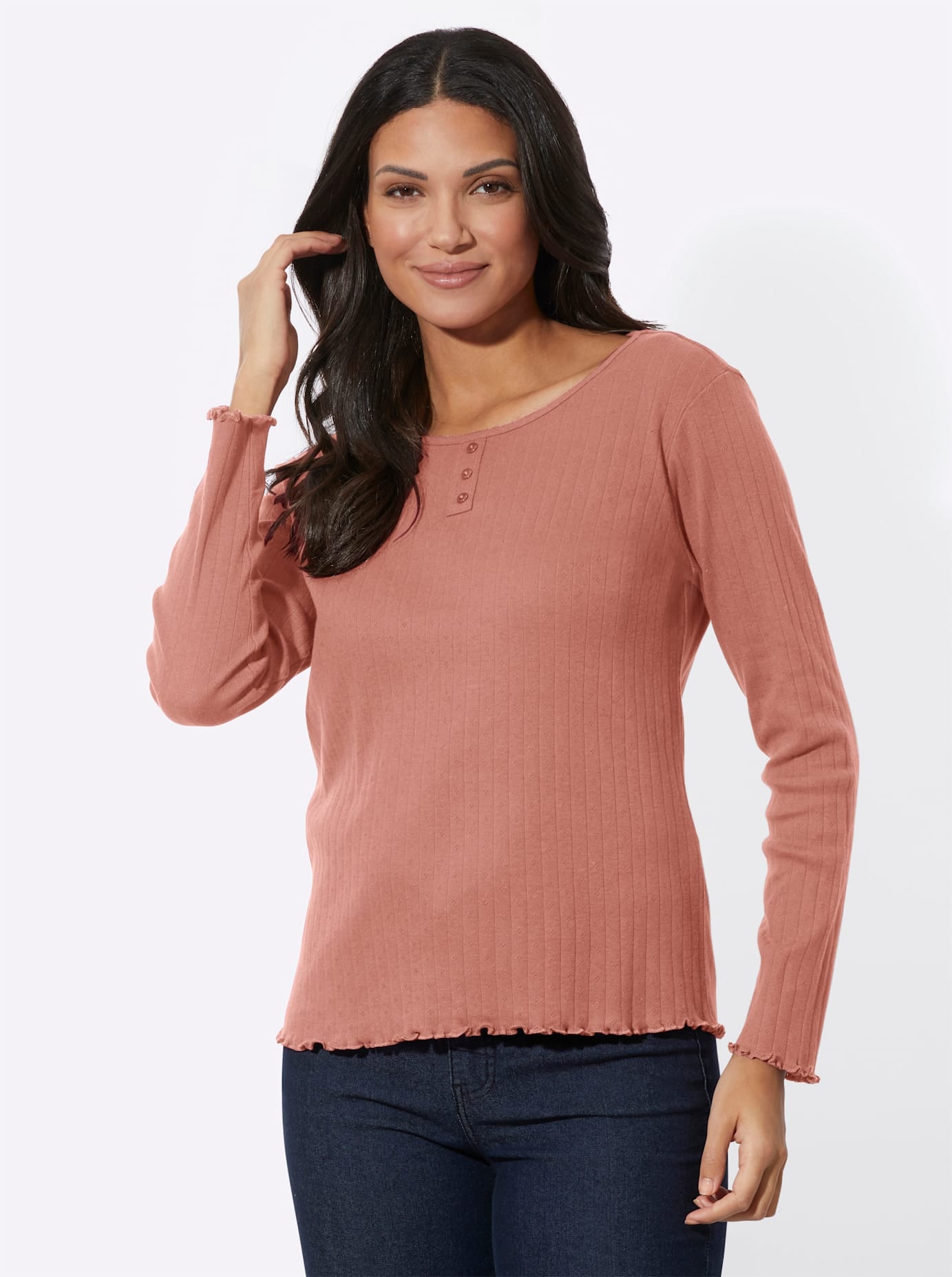 Classic Basics Langarmshirt »Rundhals-Shirt«, (1 tlg.)